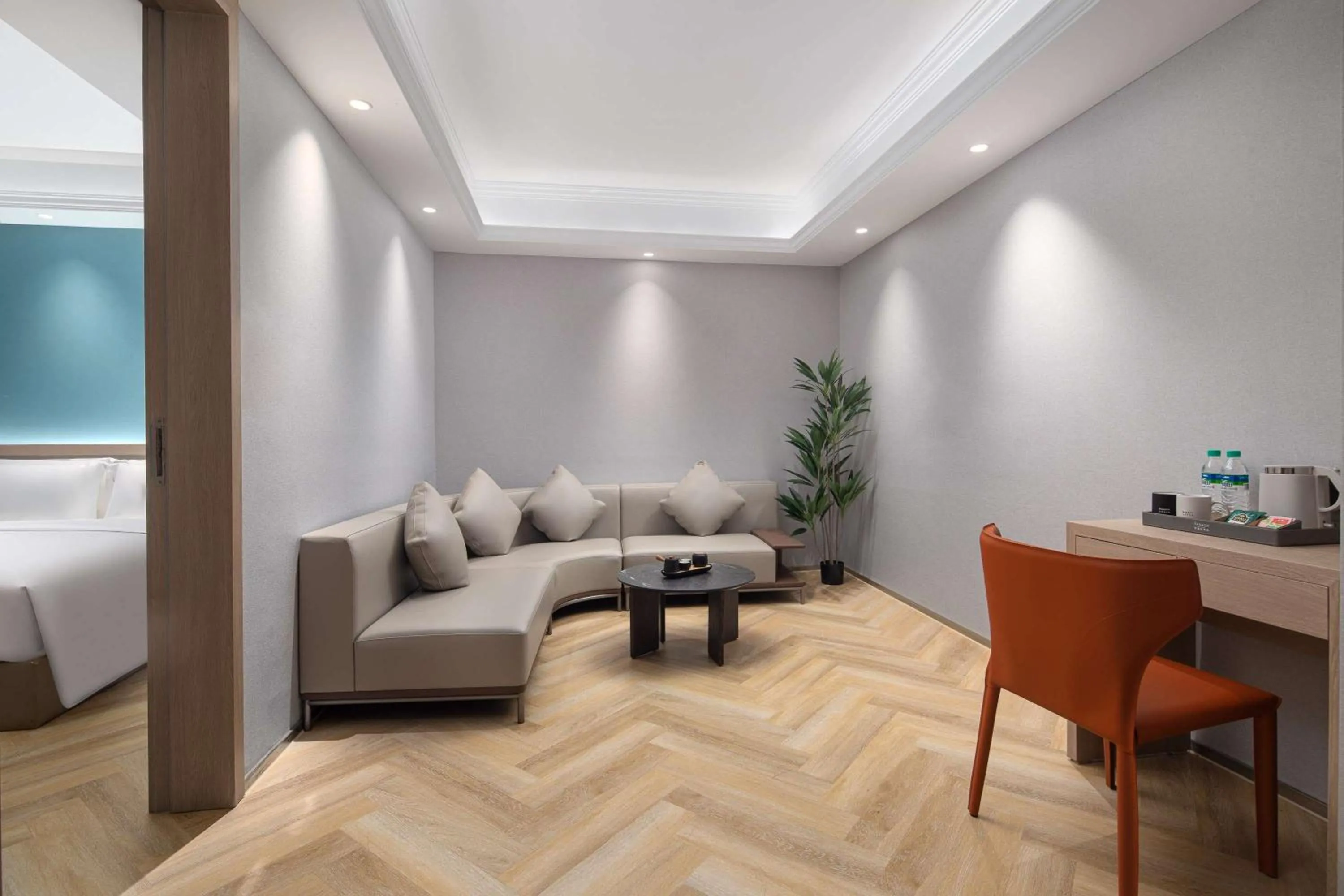 Photo of the whole room in Ramada by Wyndham Wuhan Wangjiawan