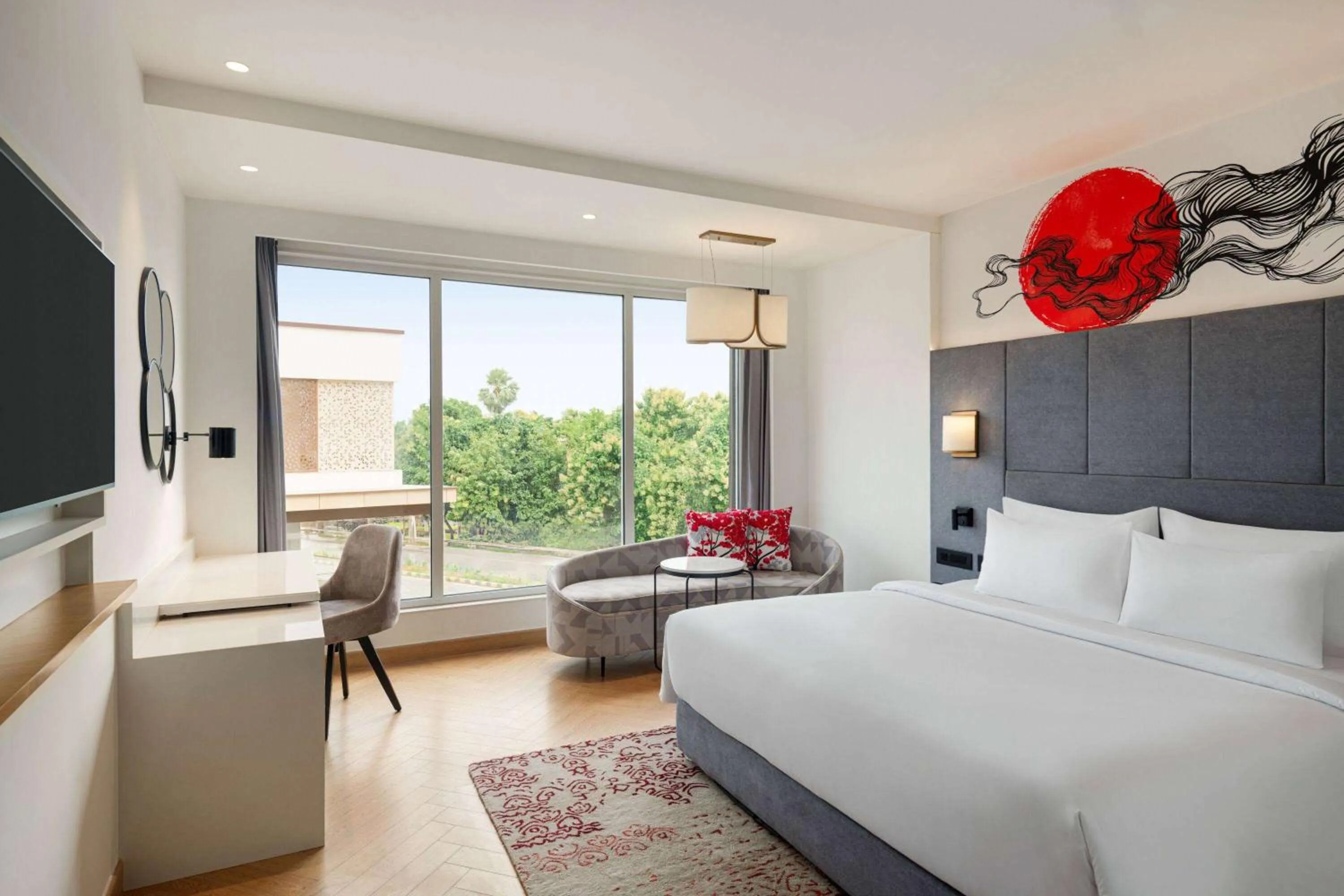 Bathroom, Bed in Ramada by Wyndham Gorakhpur Gorakhnath Mandir Road