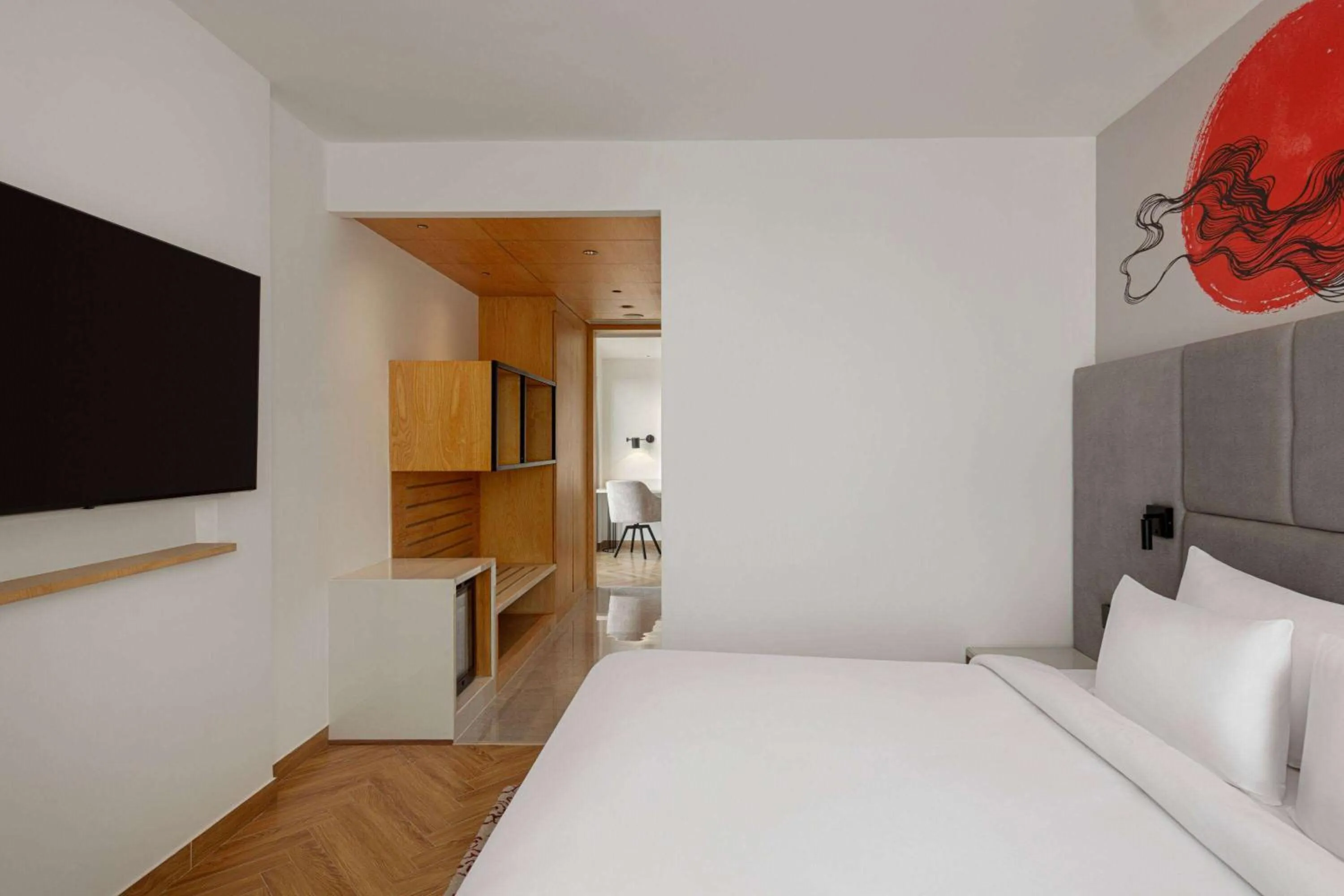 Photo of the whole room, Bed in Ramada by Wyndham Gorakhpur Gorakhnath Mandir Road