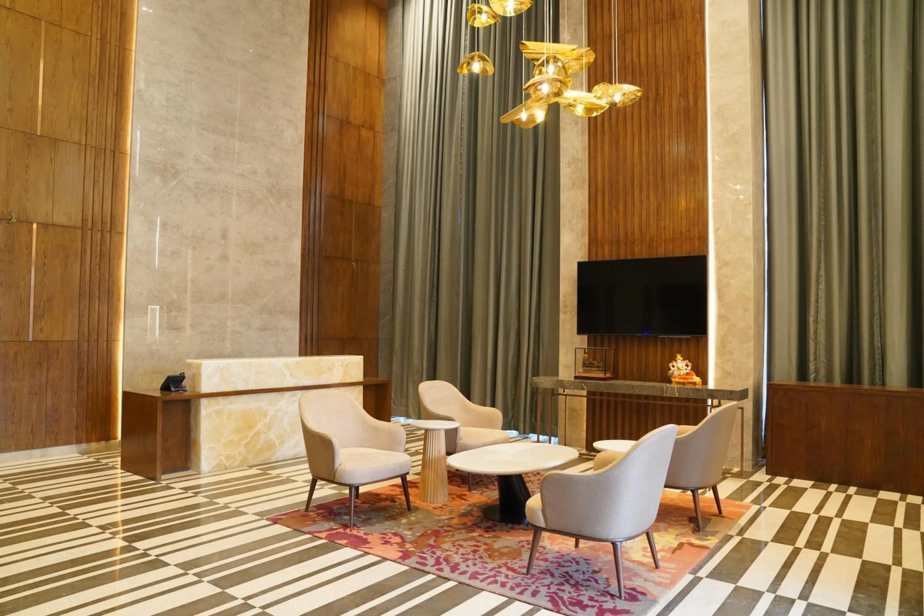 Lobby or reception in Ramada by Wyndham Gorakhpur Gorakhnath Mandir Road