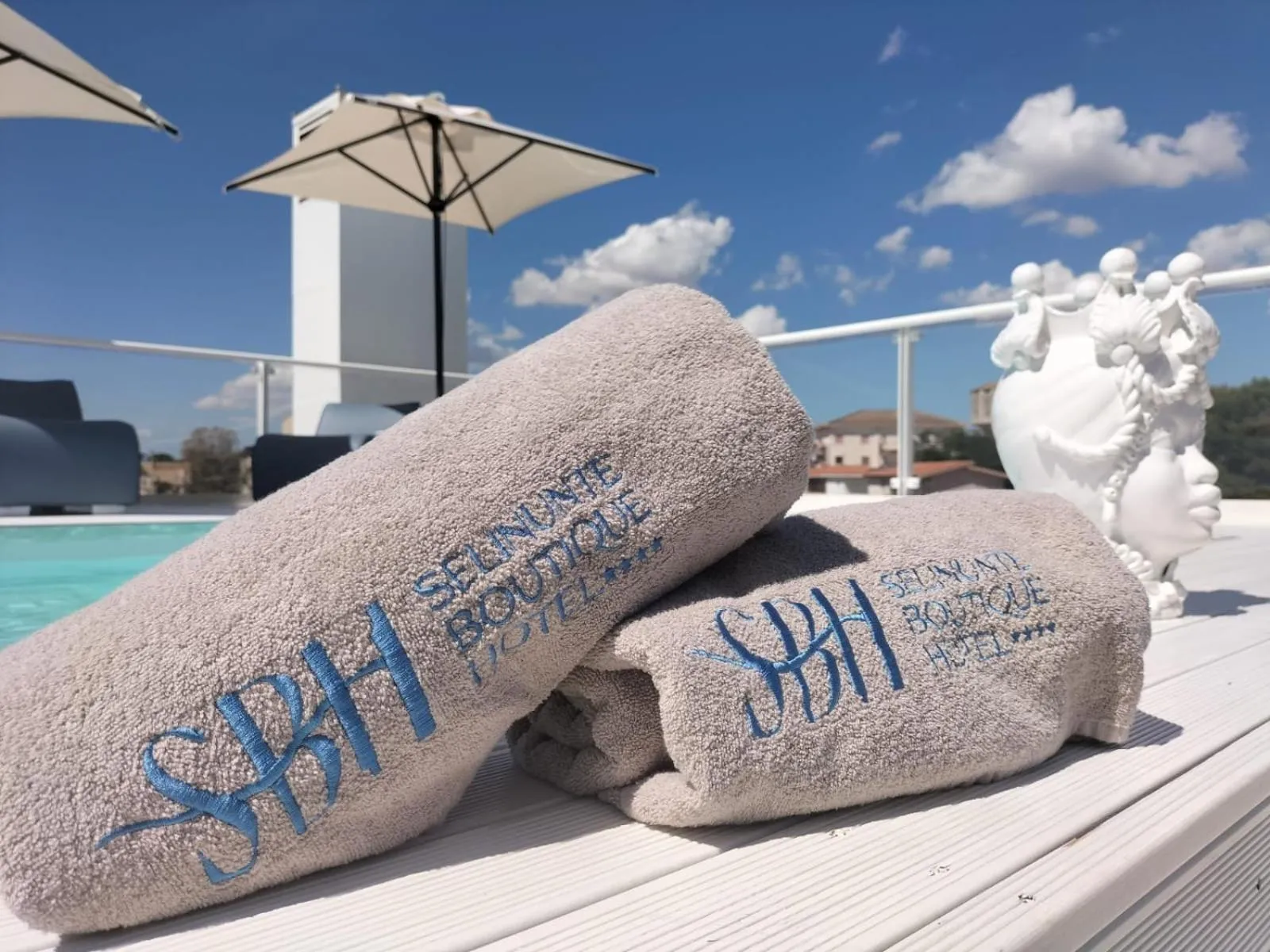 Pool view in Selinunte Boutique Hotel