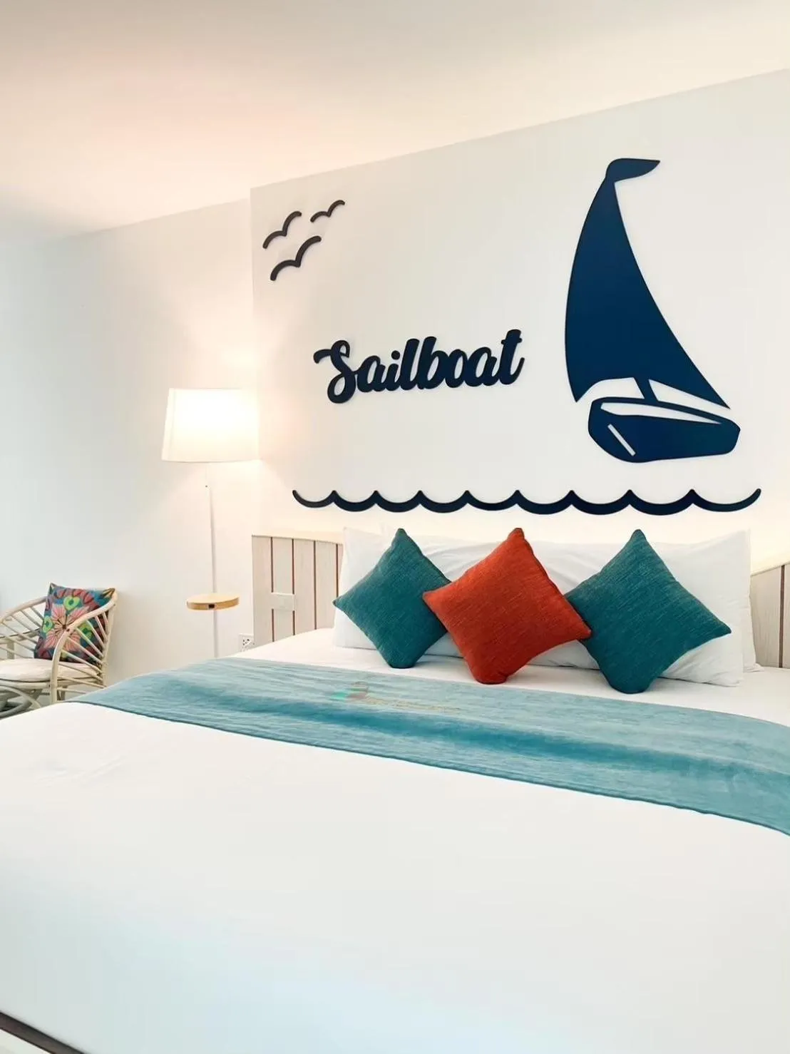 Bedroom, Bed in Baan Sailboat Beach Kohlarn