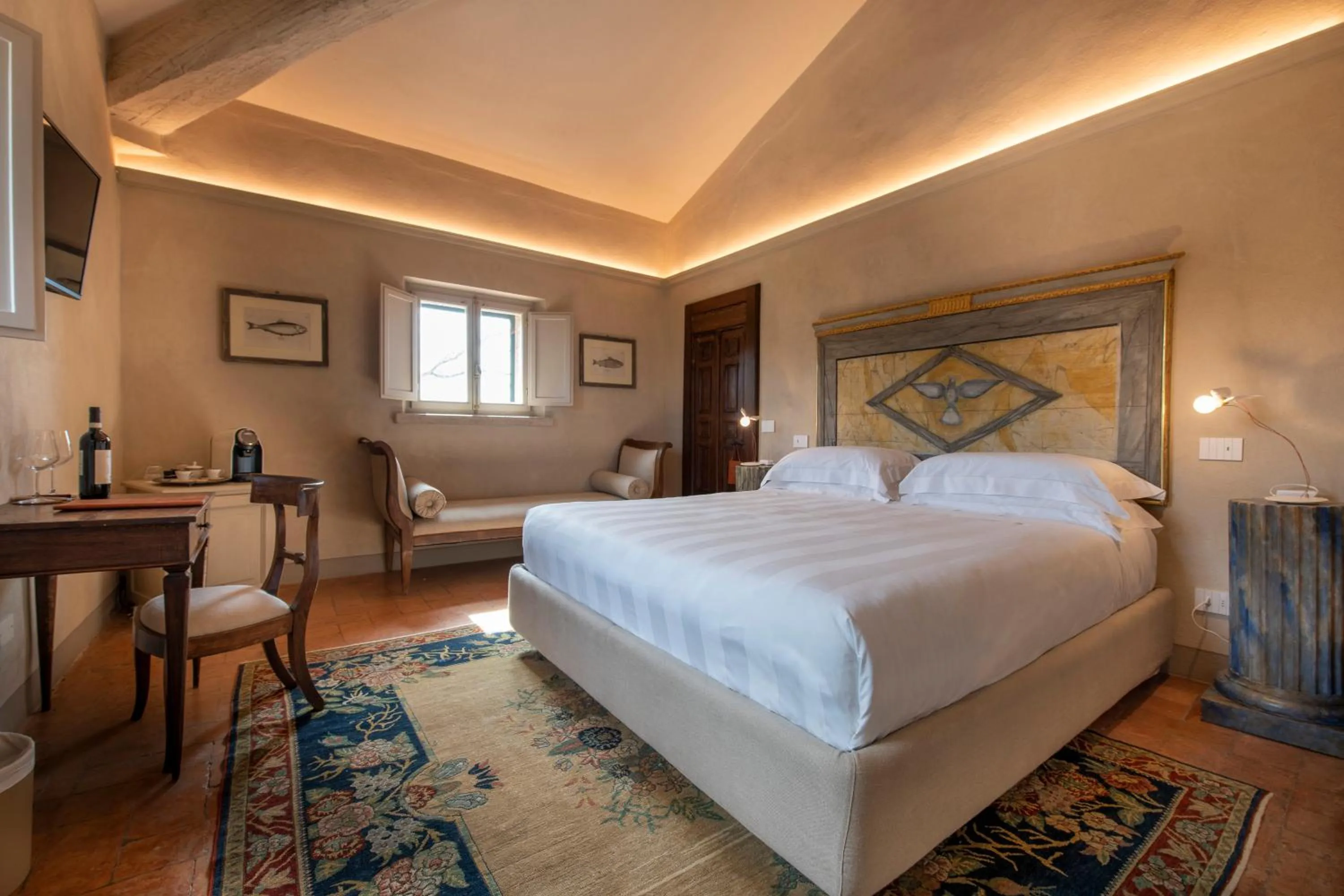 Bedroom, Bed in Villa Le Prata - Residenza del Vescovo - Cantina & Relais