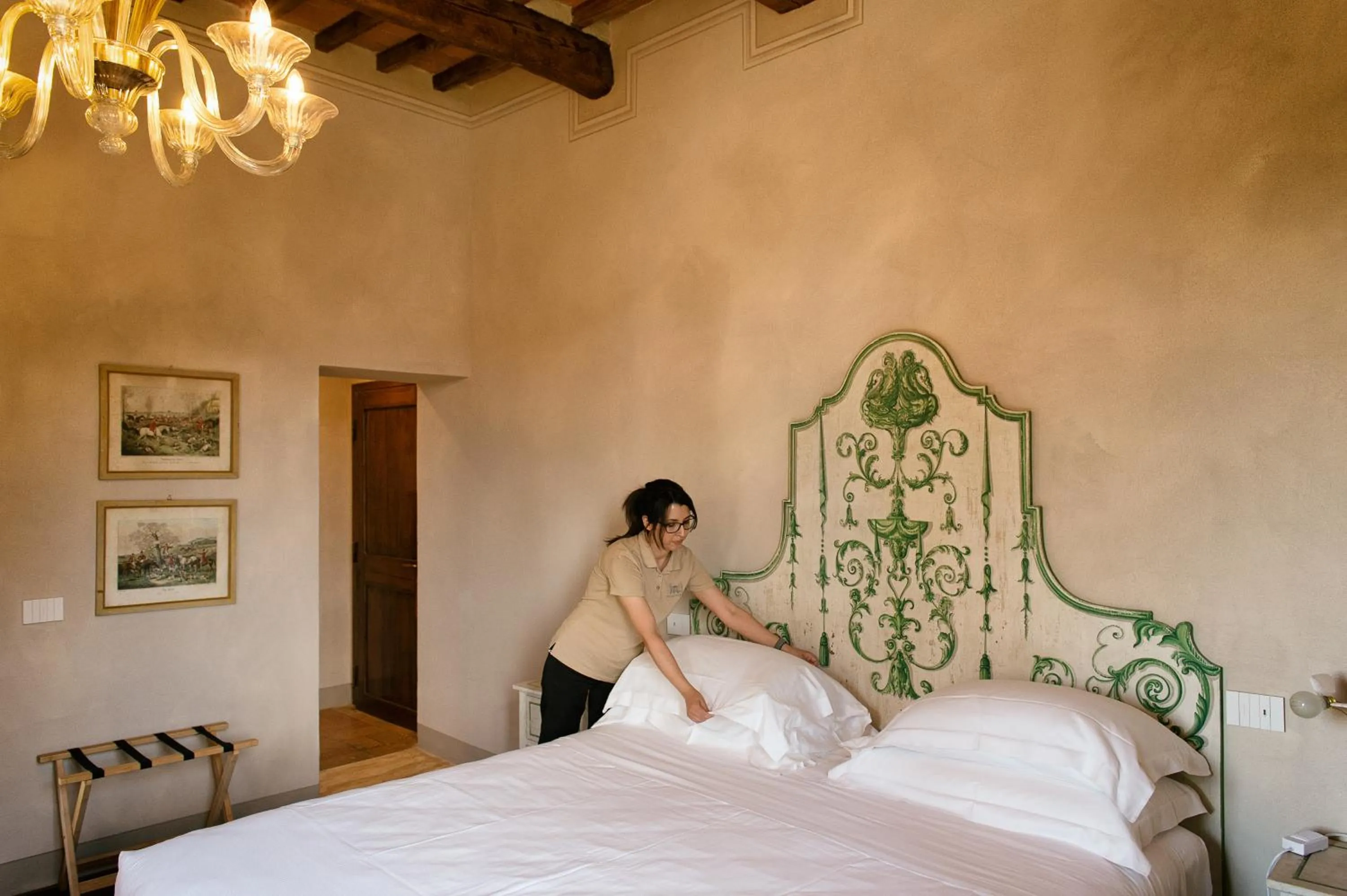 Bed in Villa Le Prata - Residenza del Vescovo - Cantina & Relais