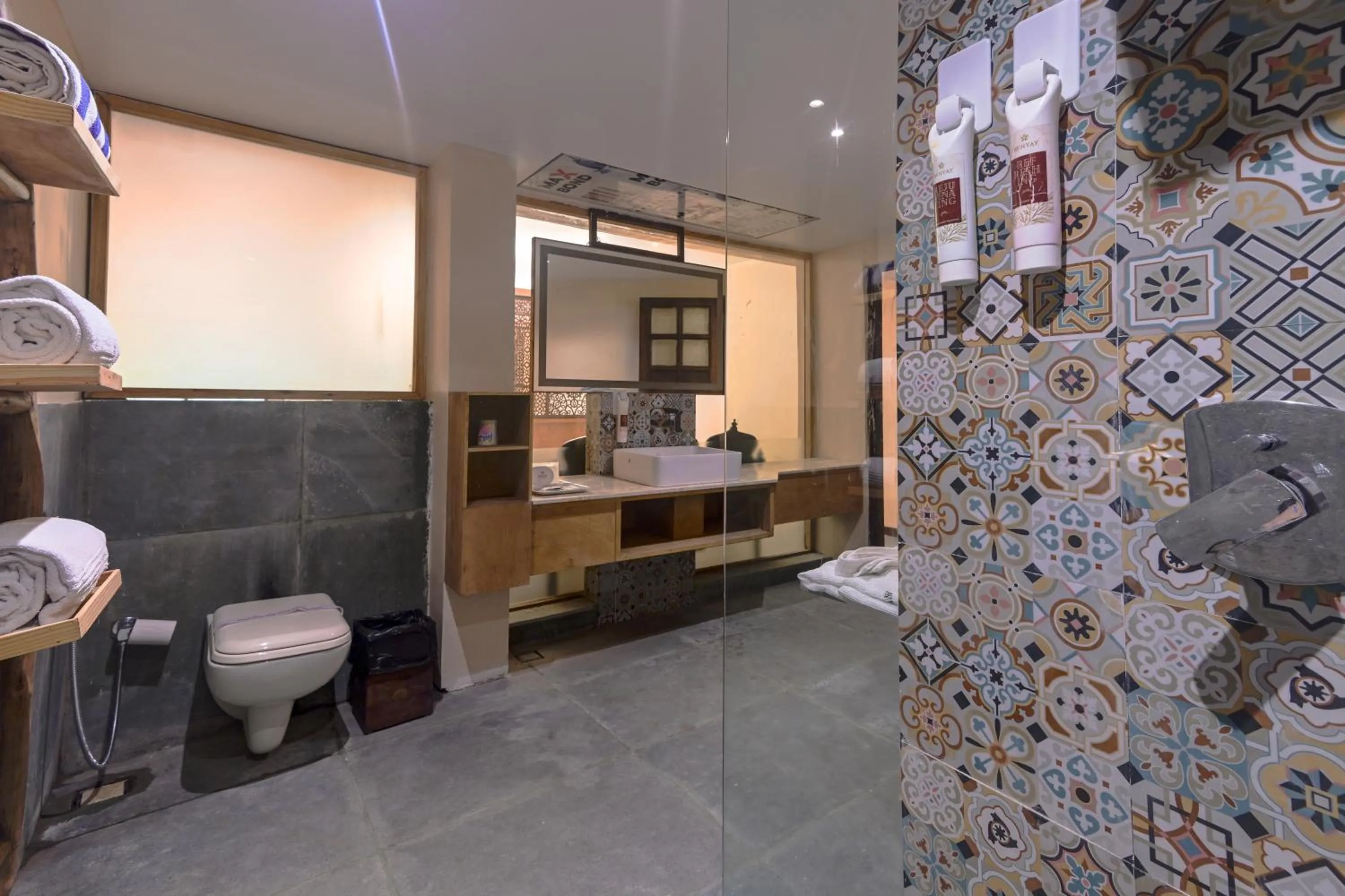 Bathroom in Avhyay Resort