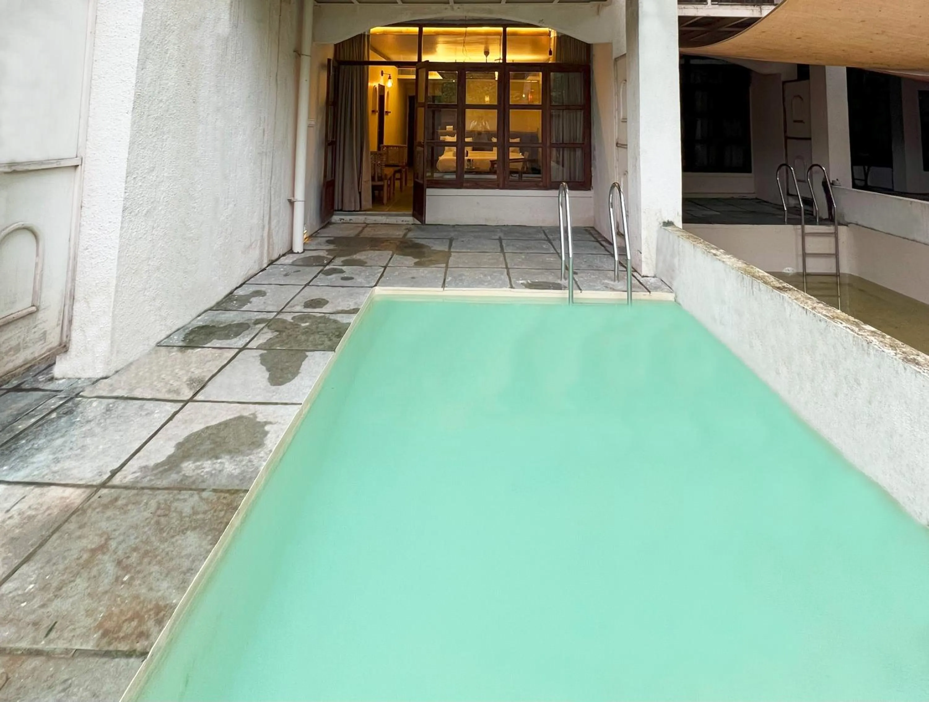 Swimming pool in Avhyay Resort