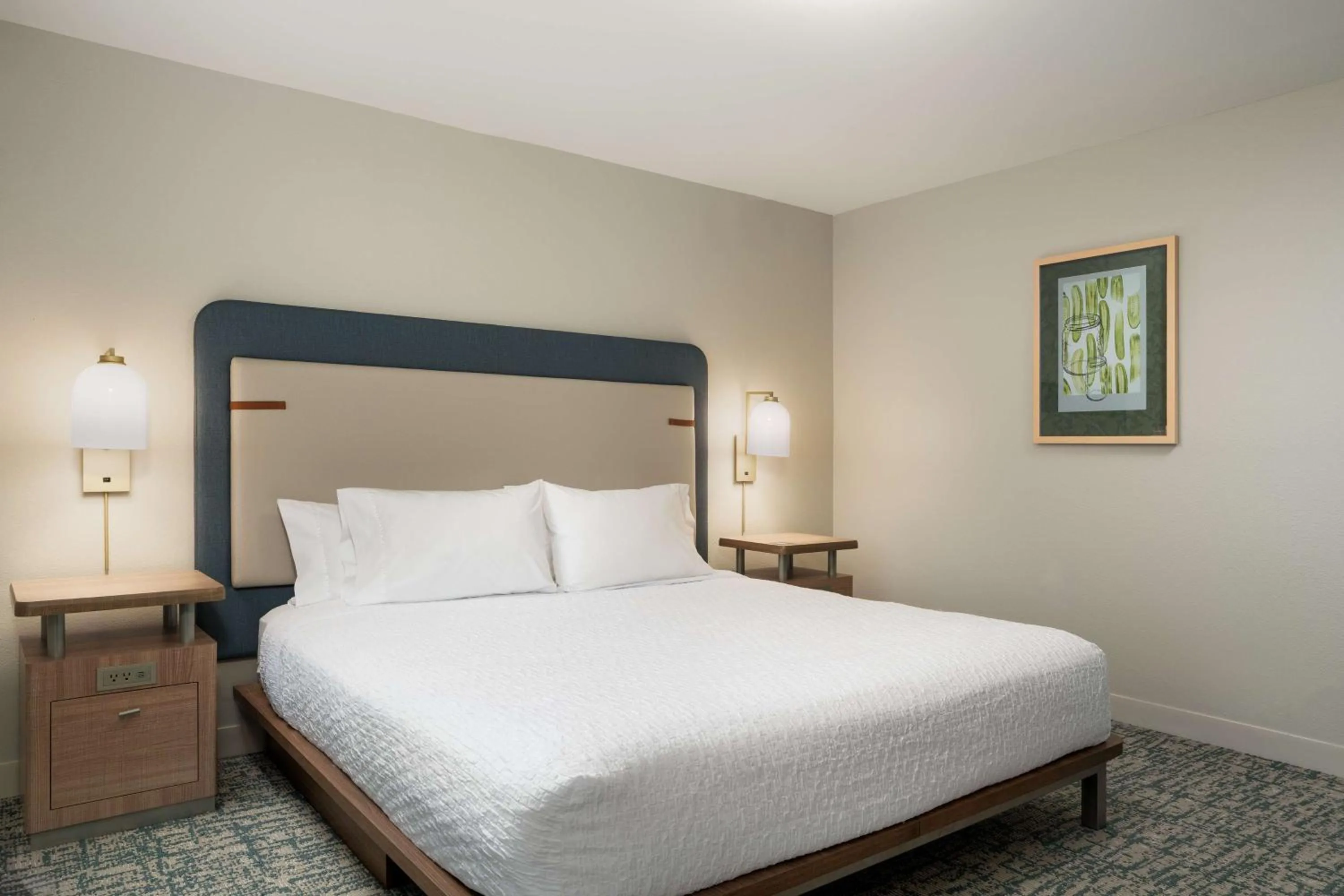 Bed in Homewood Suites By Hilton Goldsboro