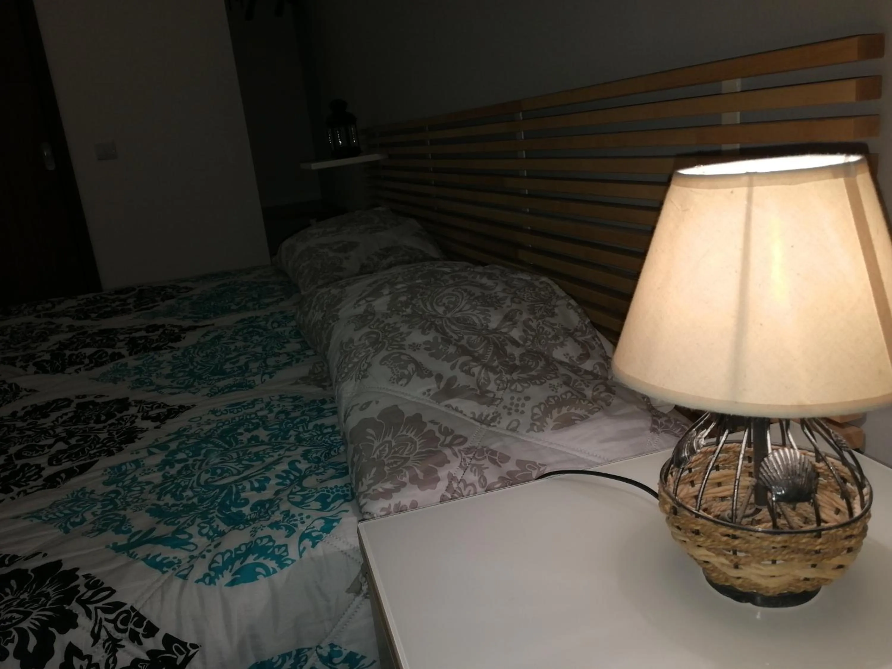 Decorative detail, Bed in Lagos City Center Guest House & Hostel