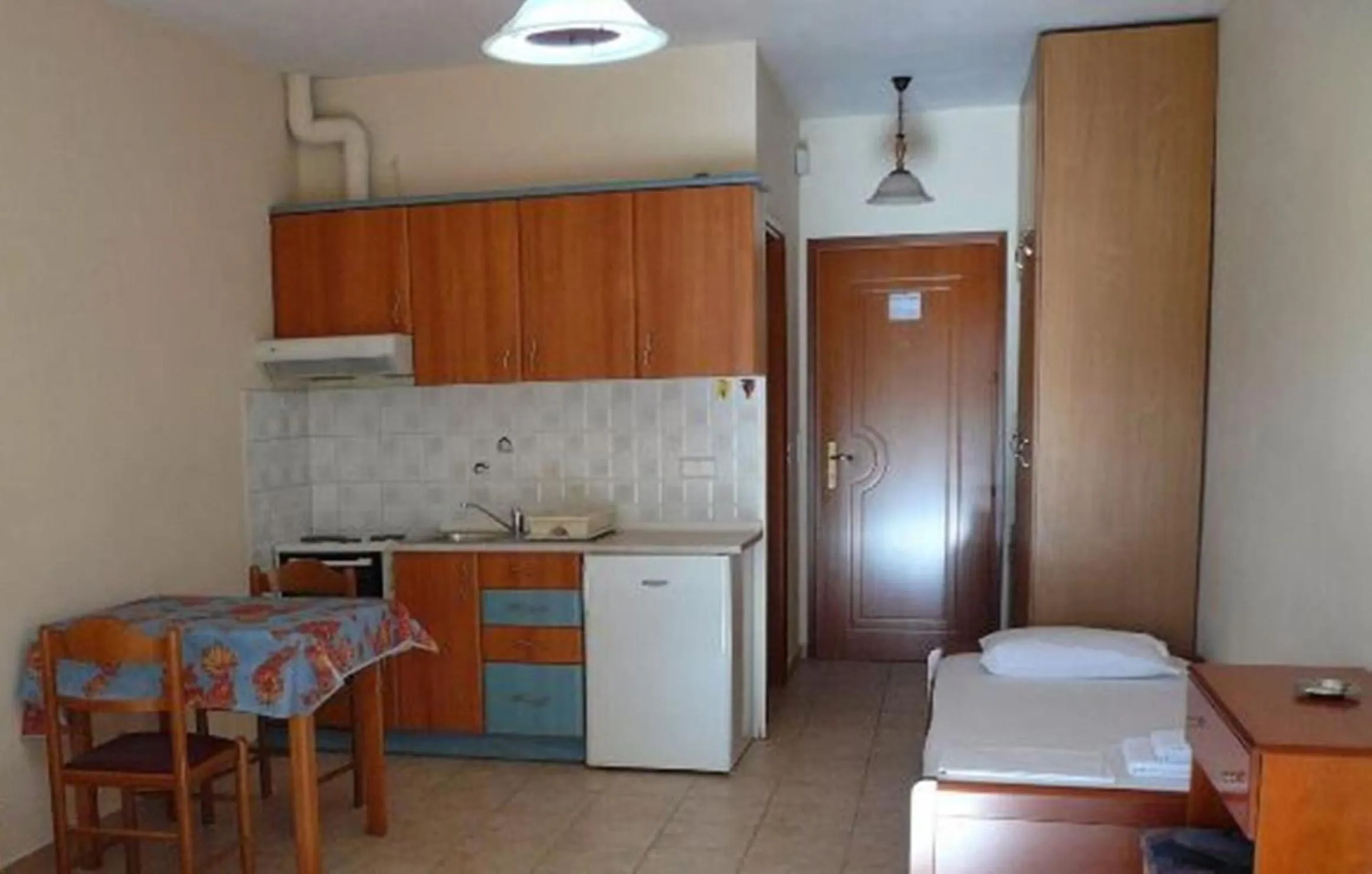 Kitchen or kitchenette in HotelApart Filoxenia