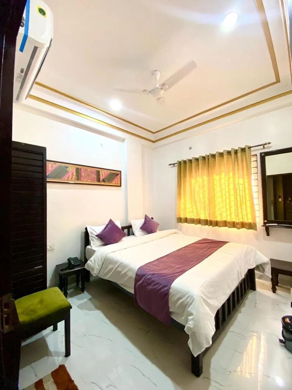 Bedroom in Hotel Indergarh Heritage