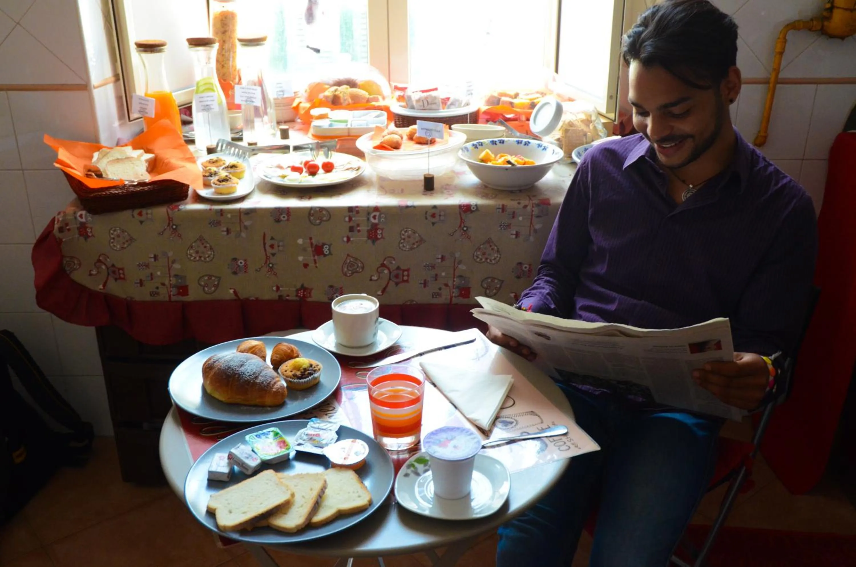 Food close-up in B&B Tecla