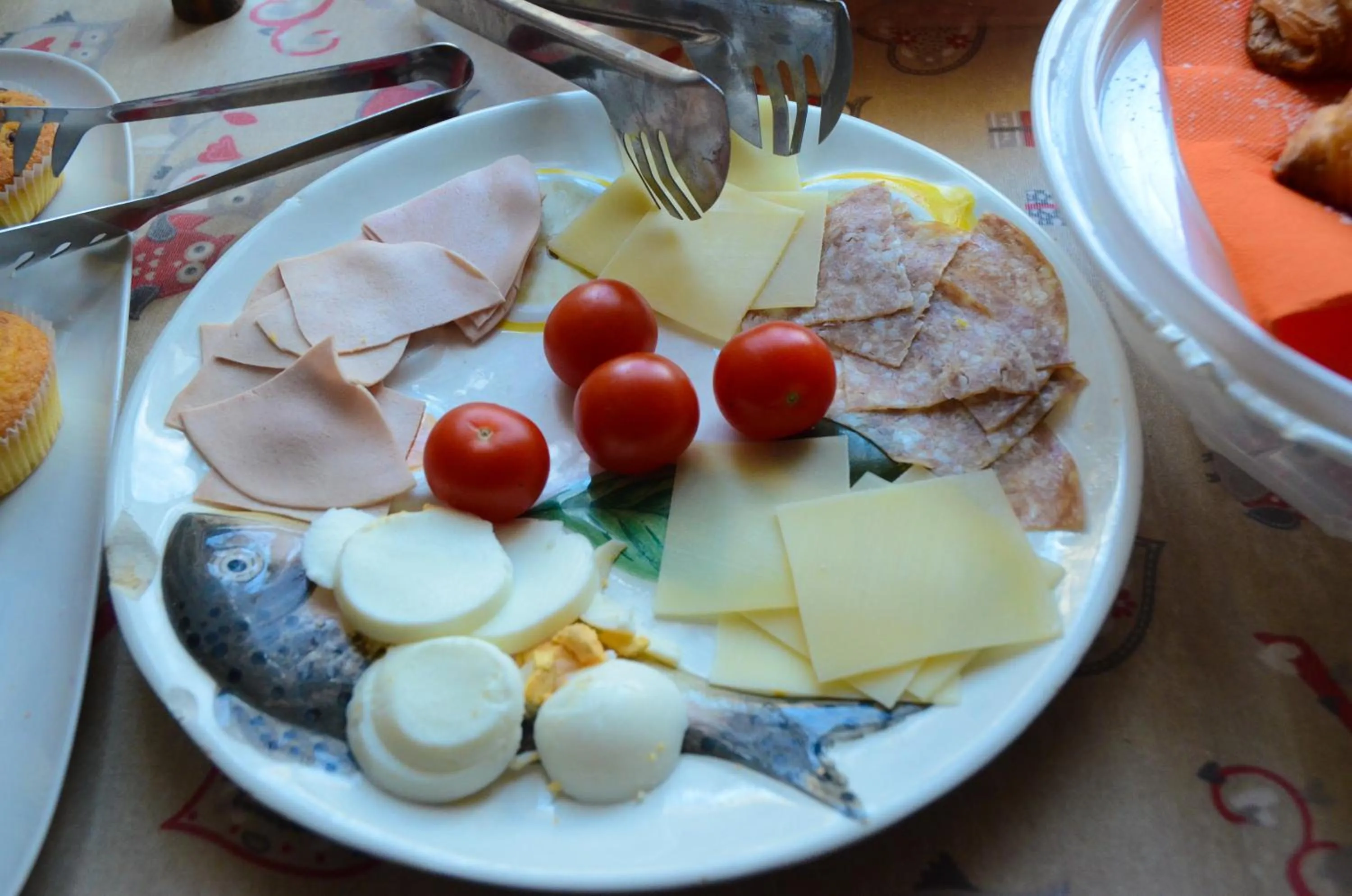Continental breakfast in B&B Tecla