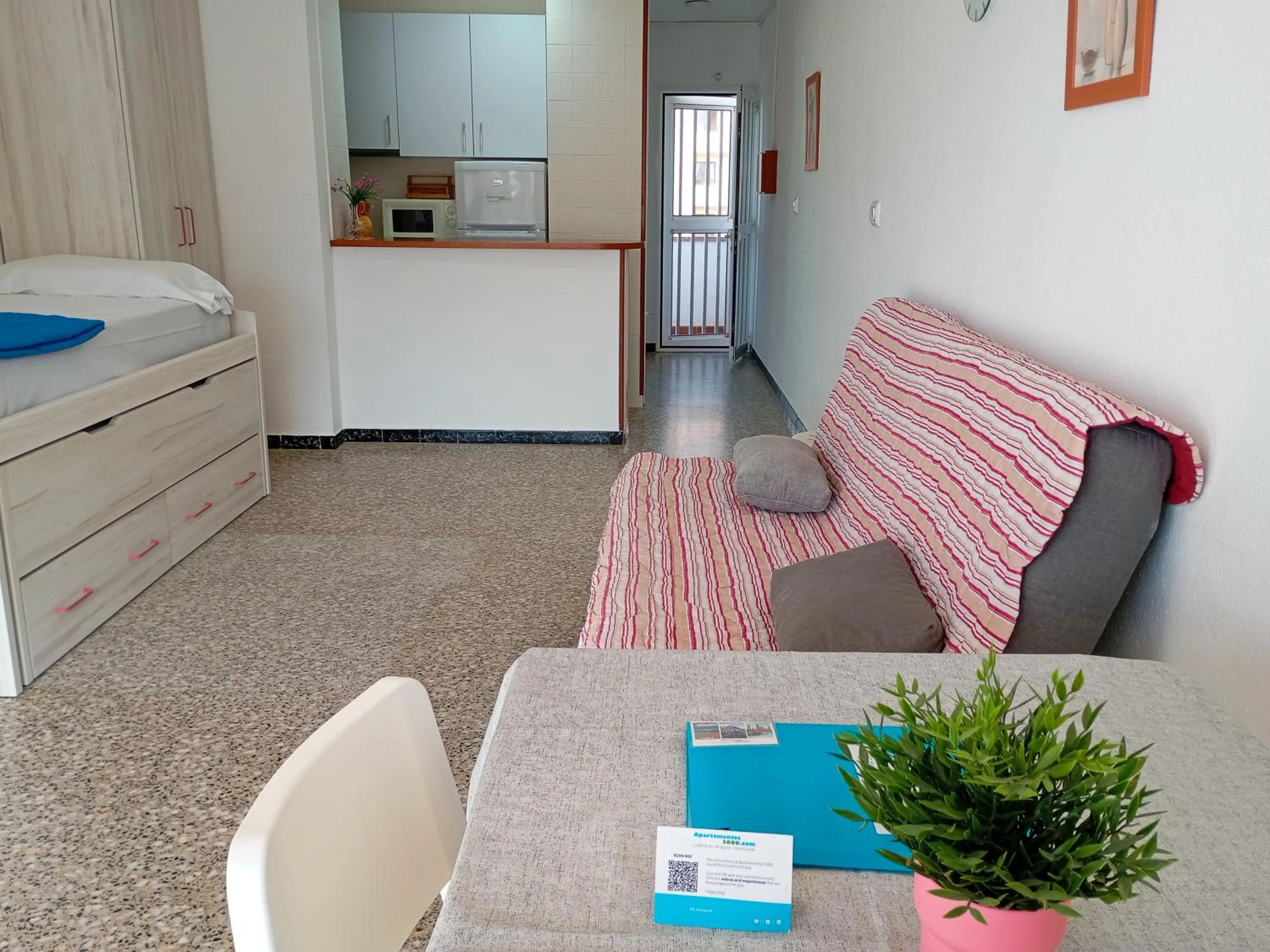 Living room in Apartamentos Voramar Peñíscola 3000