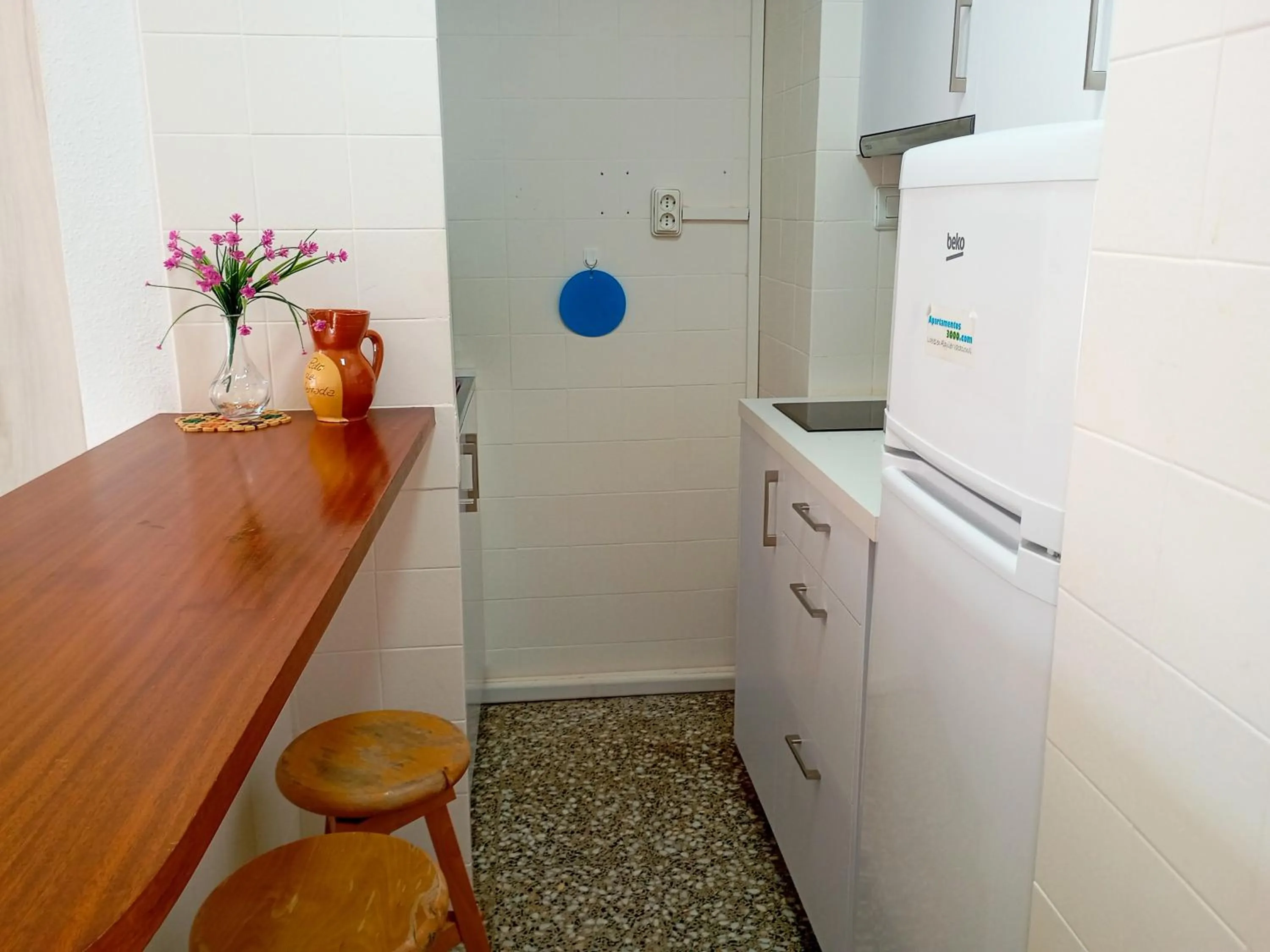 Kitchen or kitchenette in Apartamentos Voramar Peñíscola 3000