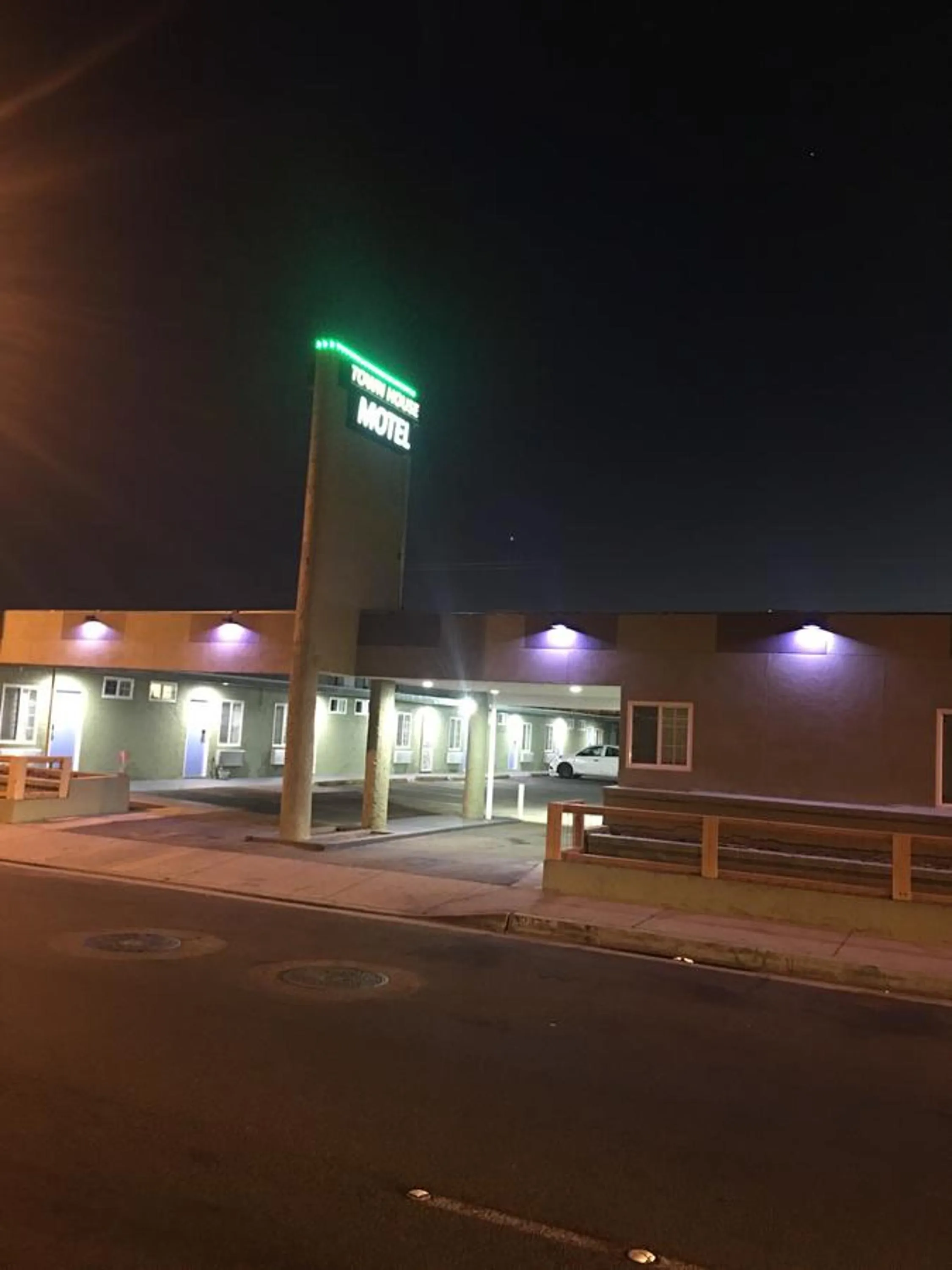 Night in Town House Motel