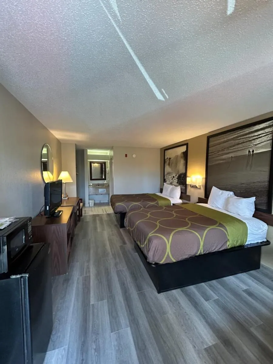 Bed in Super 8 by Wyndham Fayetteville