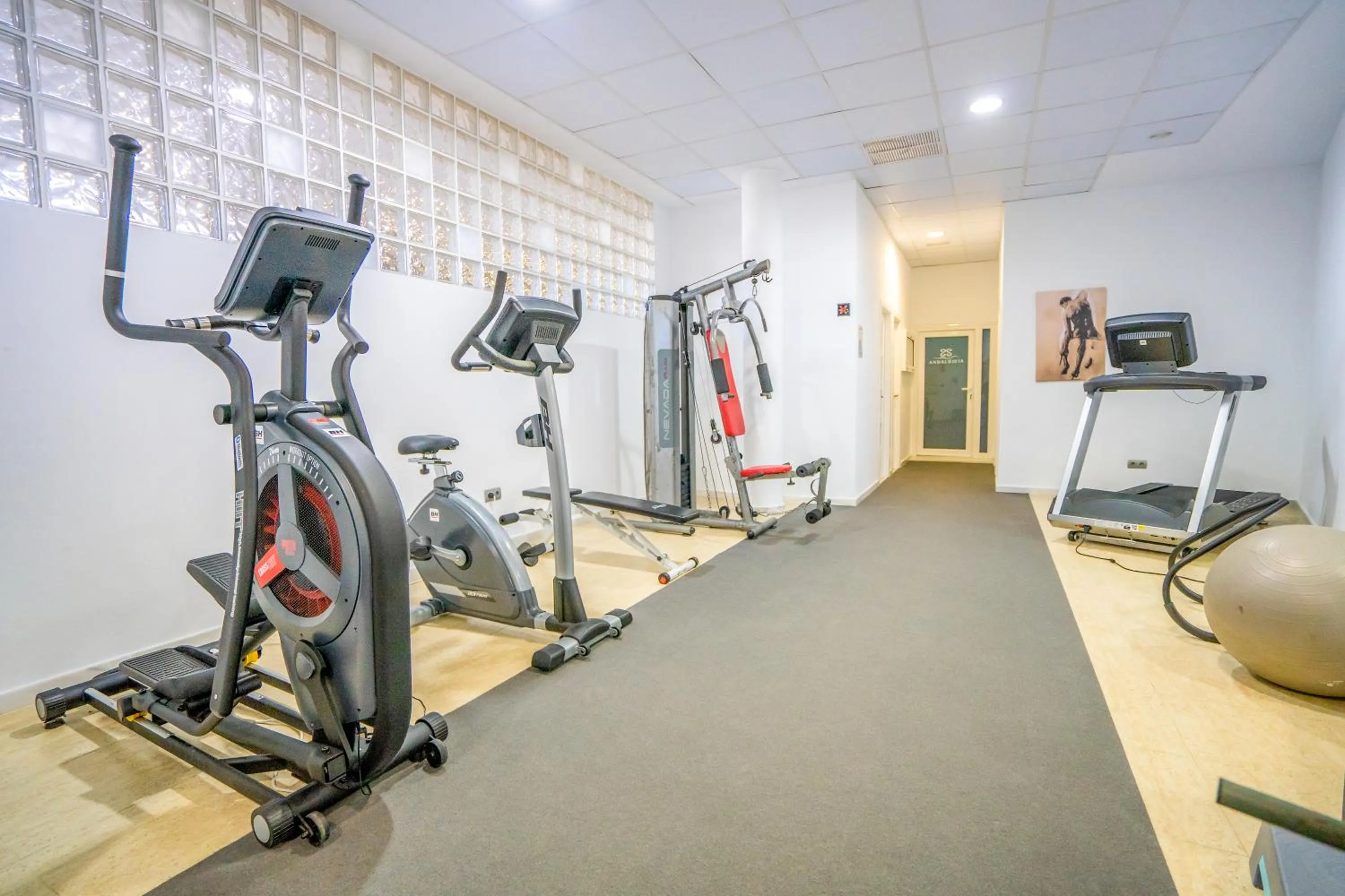 Fitness centre/facilities in Hotel Andalussia