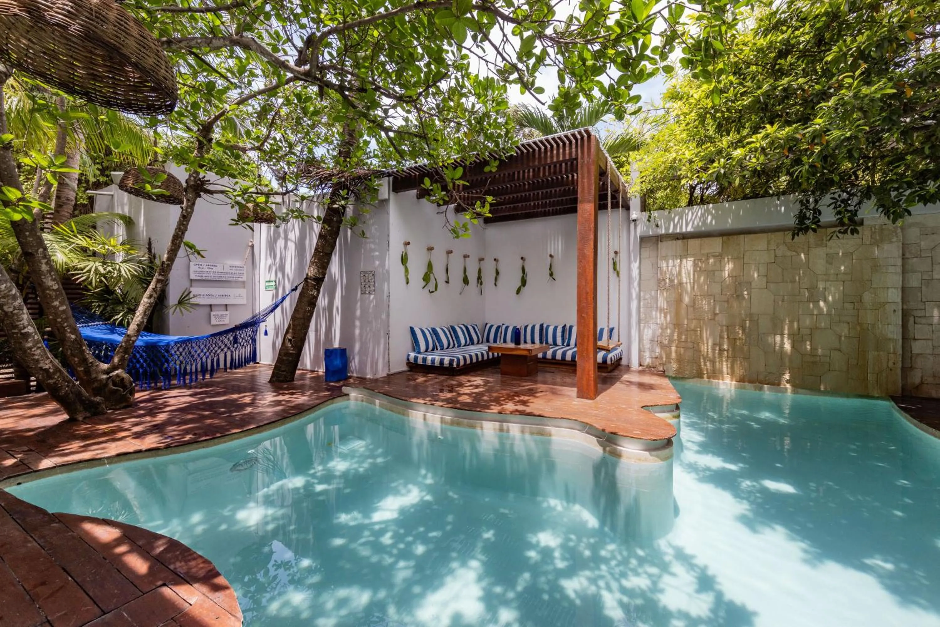 Pool view in Lula Tulum, a Small Luxury Hotel