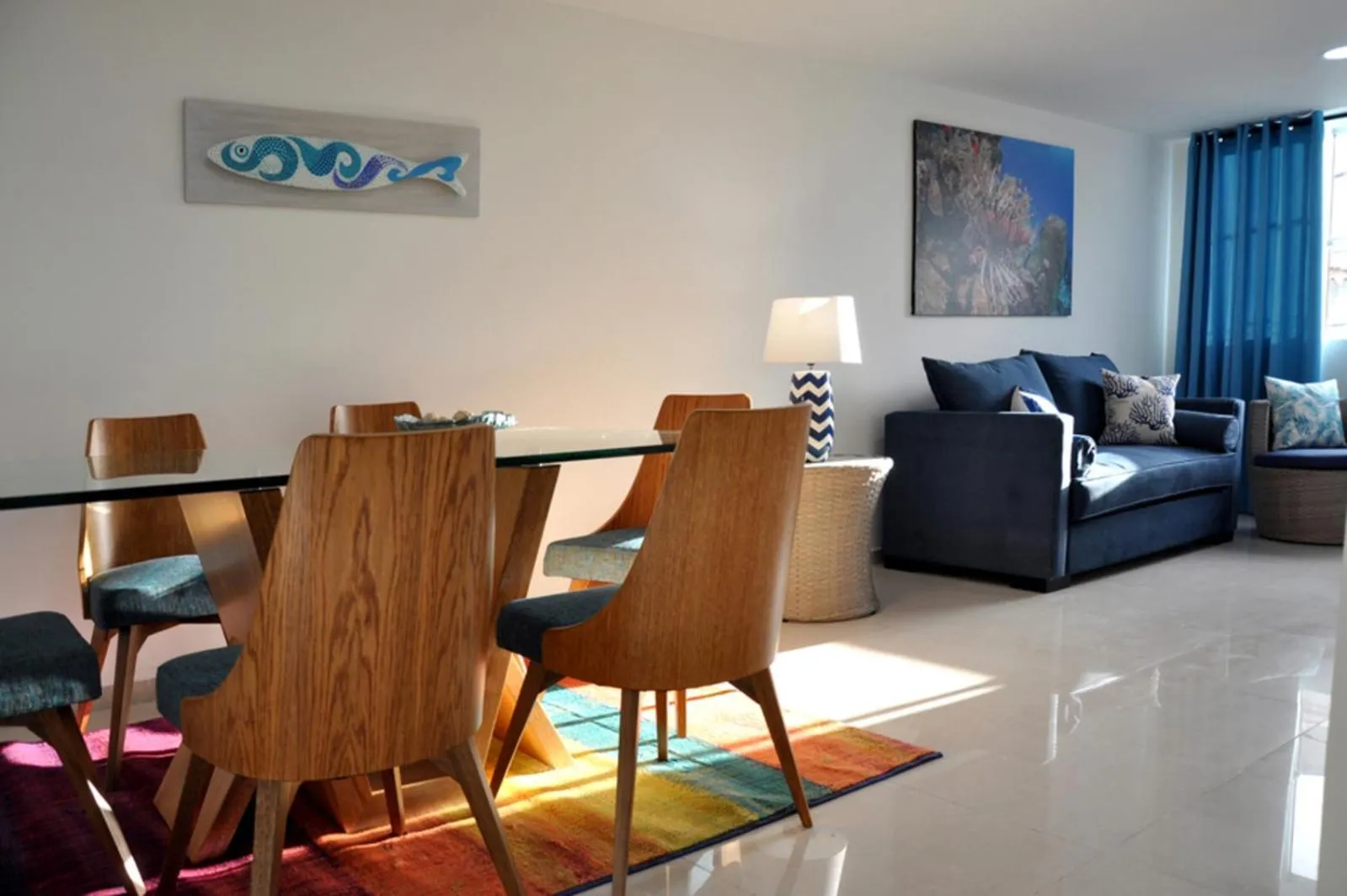 Dining area in White Coral ApartaSuites