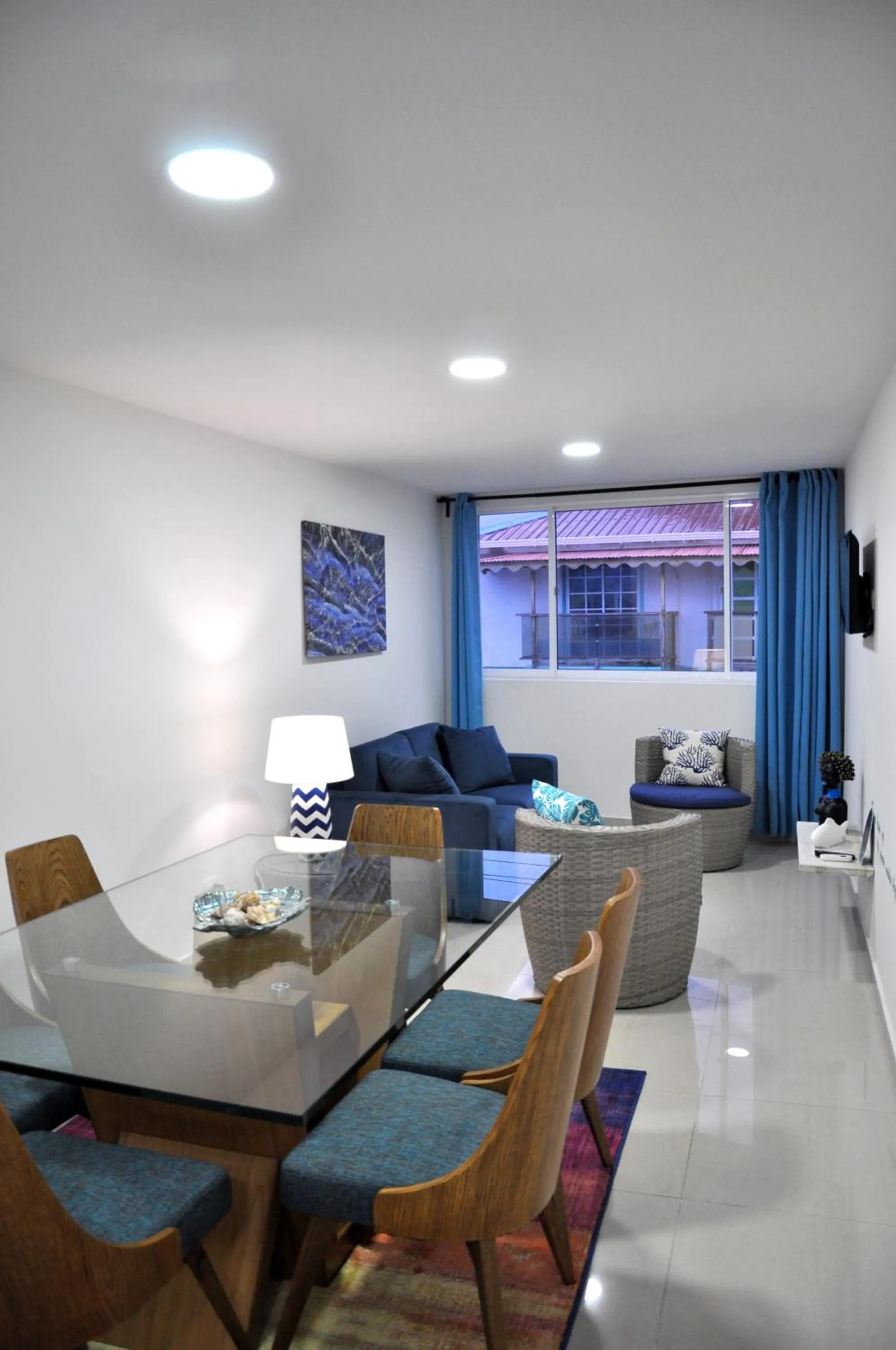 Living room in White Coral ApartaSuites