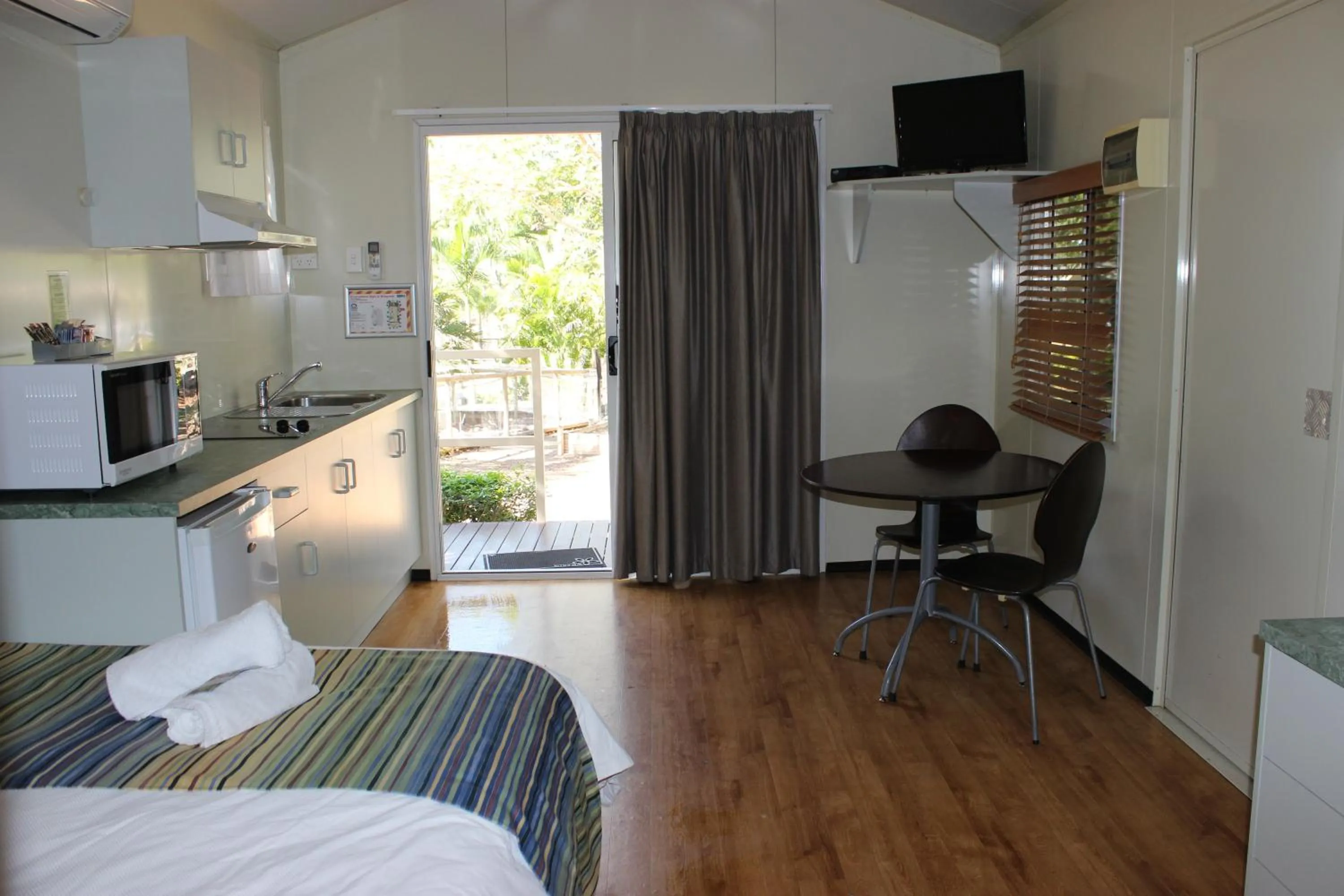 Bed in Aussie Outback Oasis Holiday Park