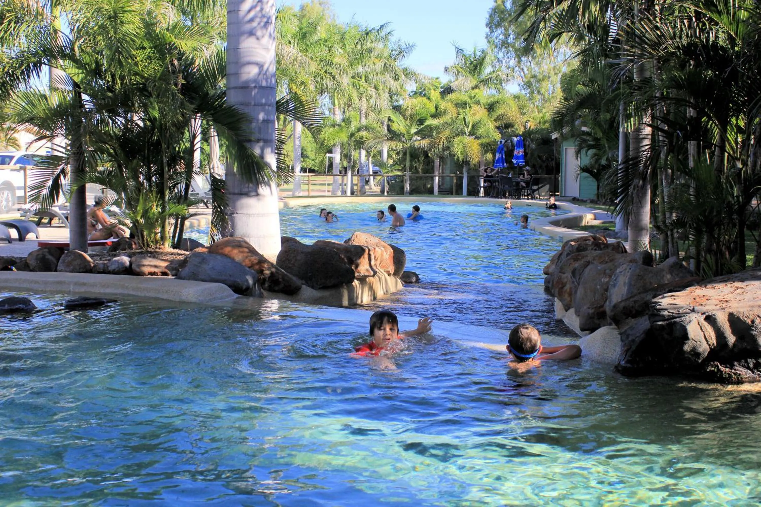 Swimming pool in Aussie Outback Oasis Holiday Park