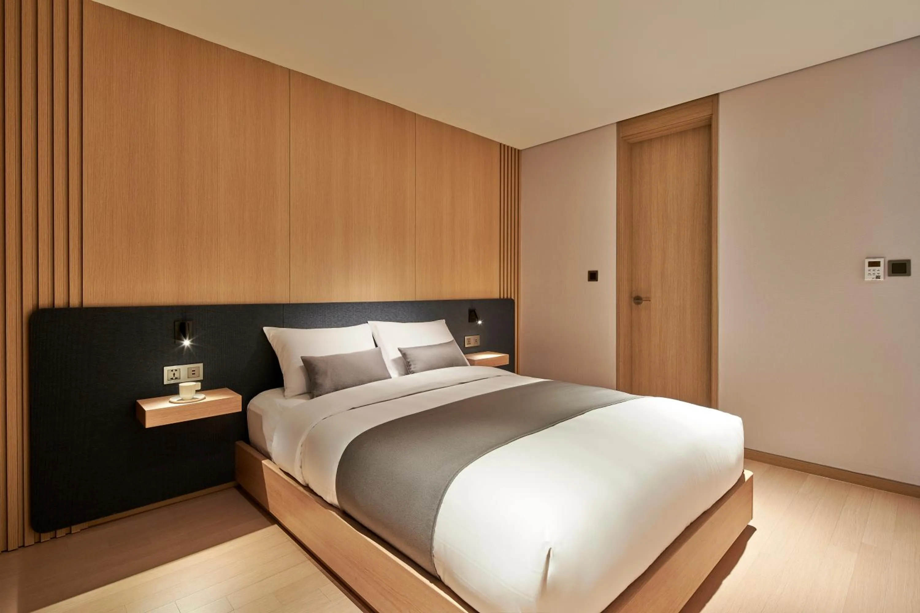 Bed in Lotte Buyeo Resort