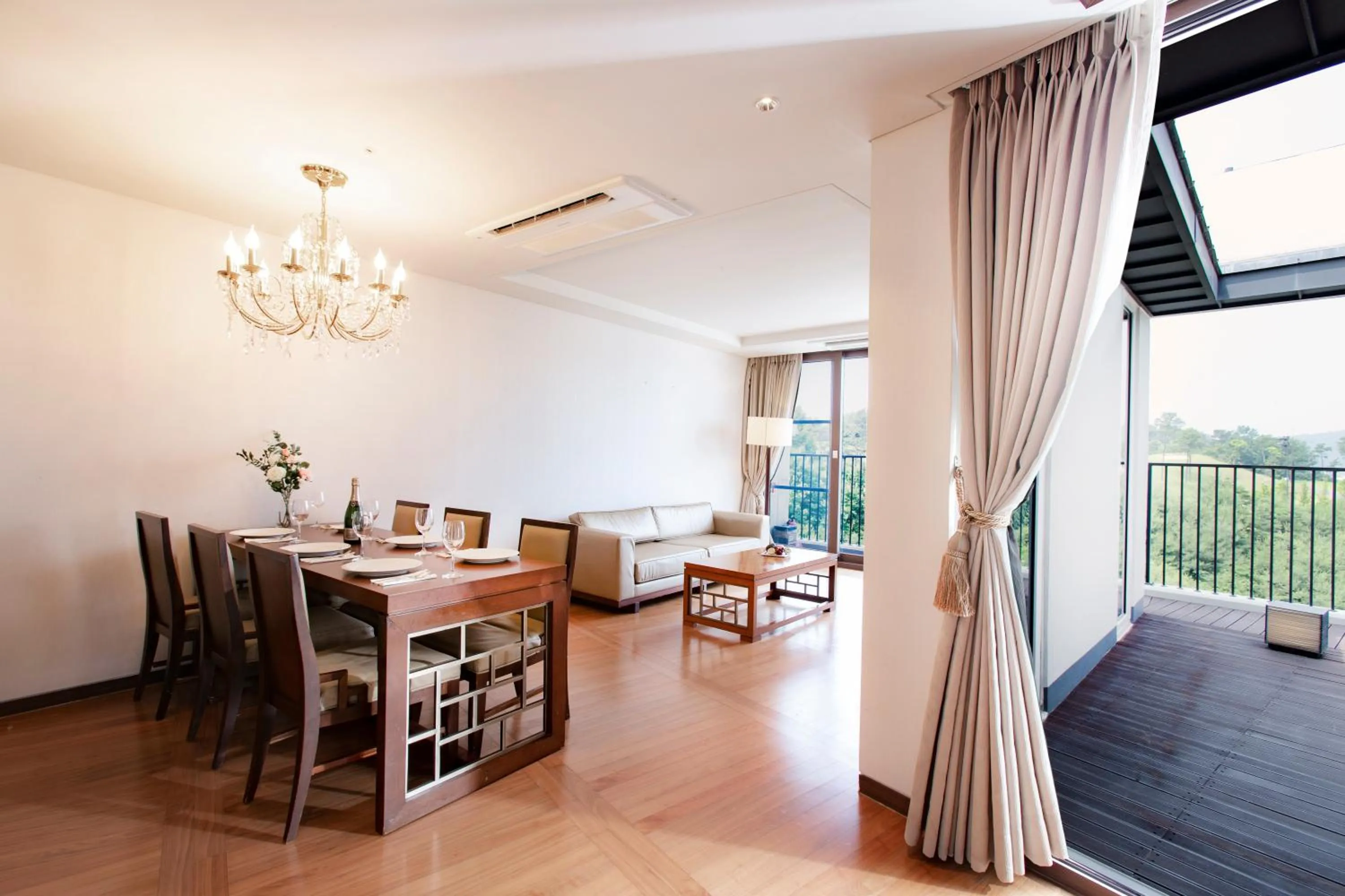 Living room in Lotte Buyeo Resort