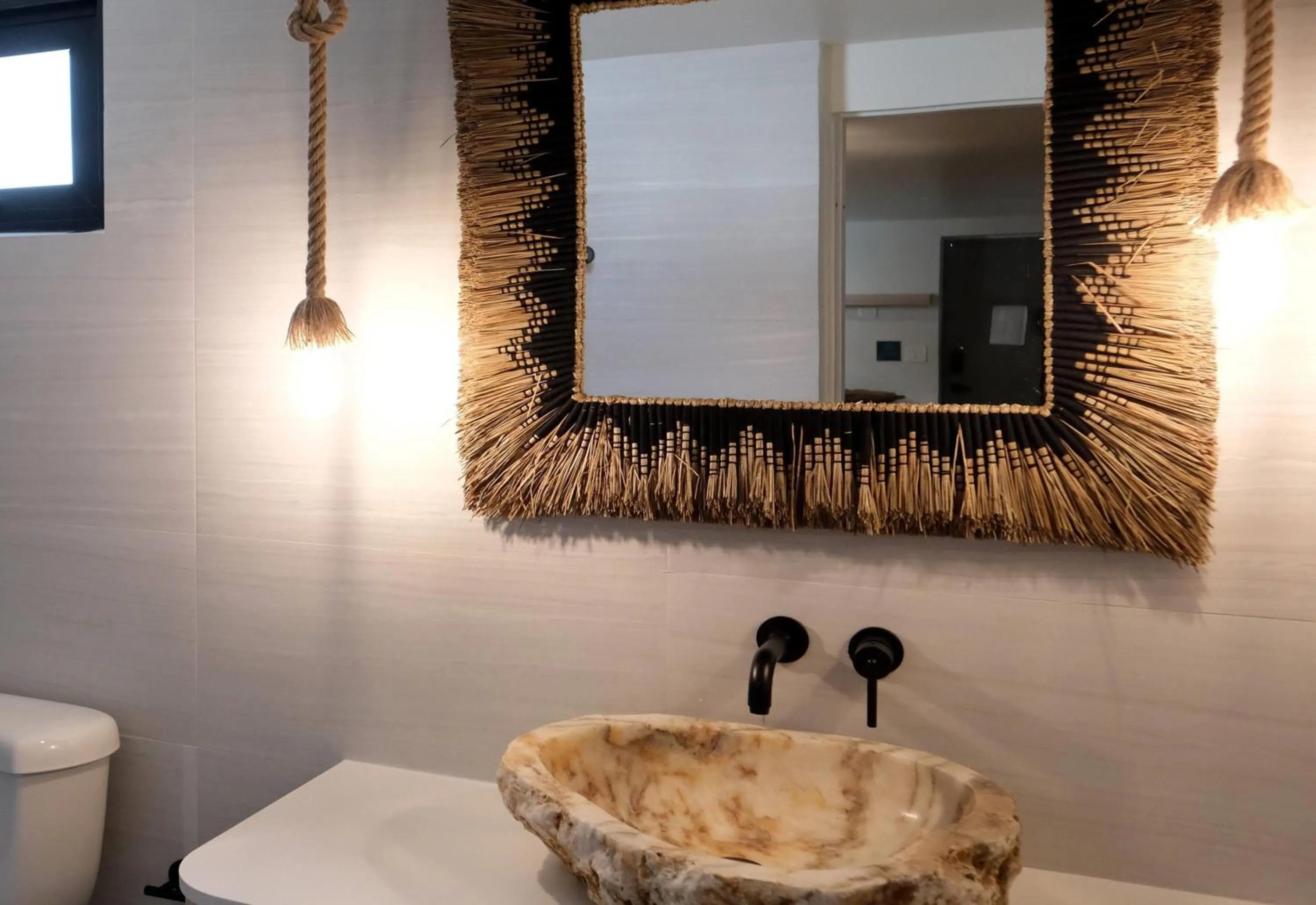 Bathroom in Bali Hotel Adults Only Isla Verde, a Trademark by Wyndham