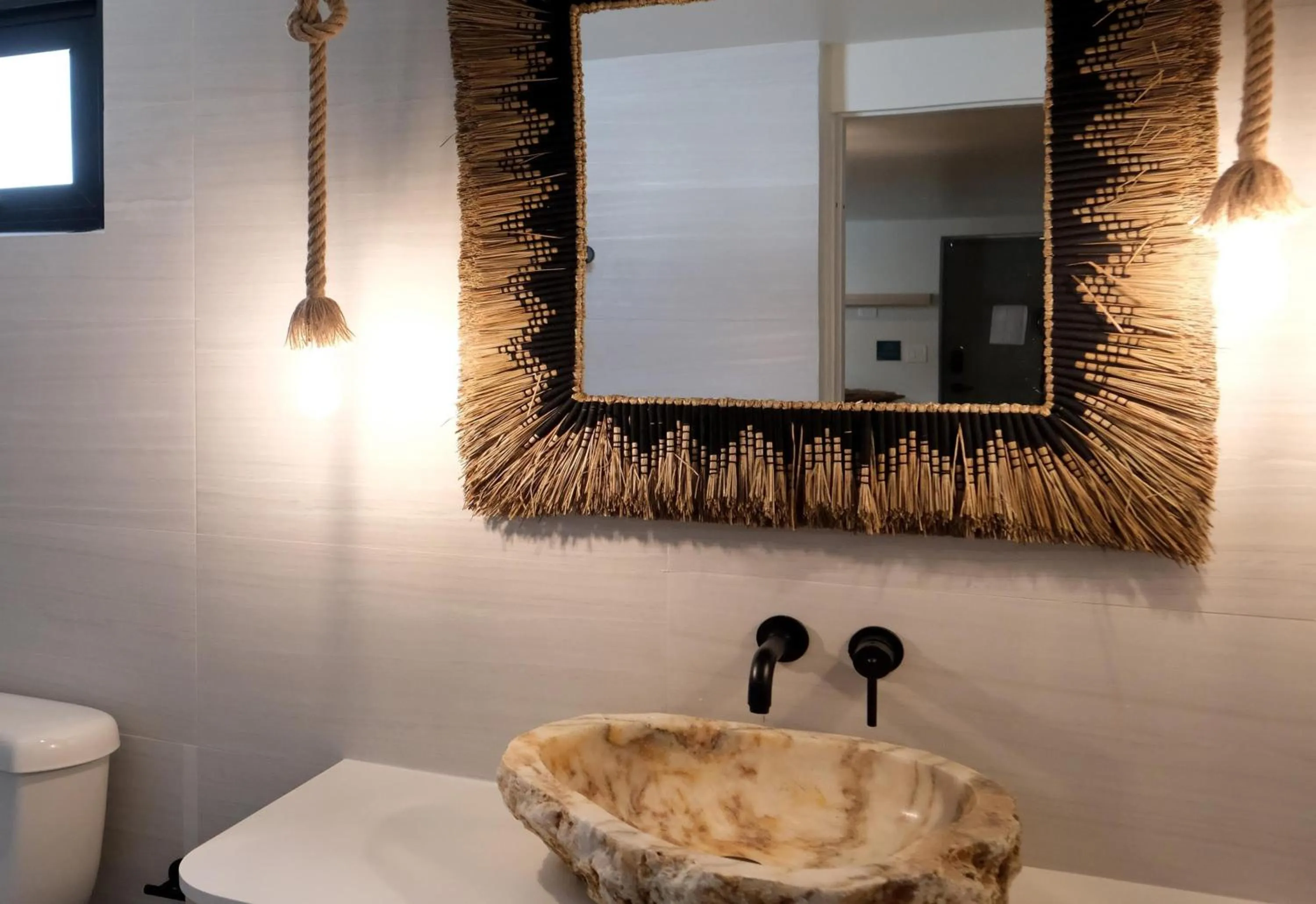 Bathroom in Bali Hotel Adults Only Isla Verde, a Trademark by Wyndham