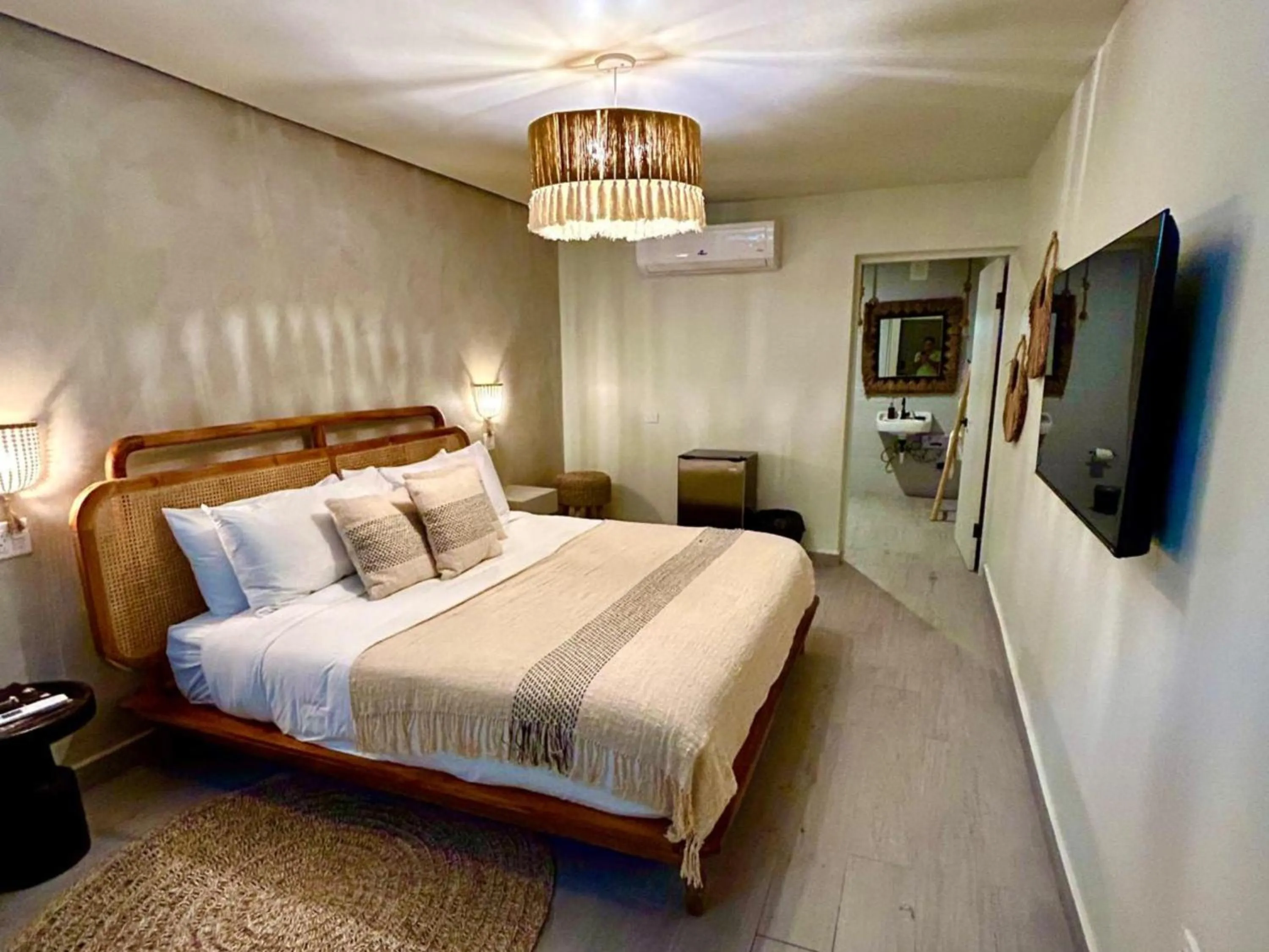 Decorative detail, Bed in Bali Hotel Adults Only Isla Verde, a Trademark by Wyndham