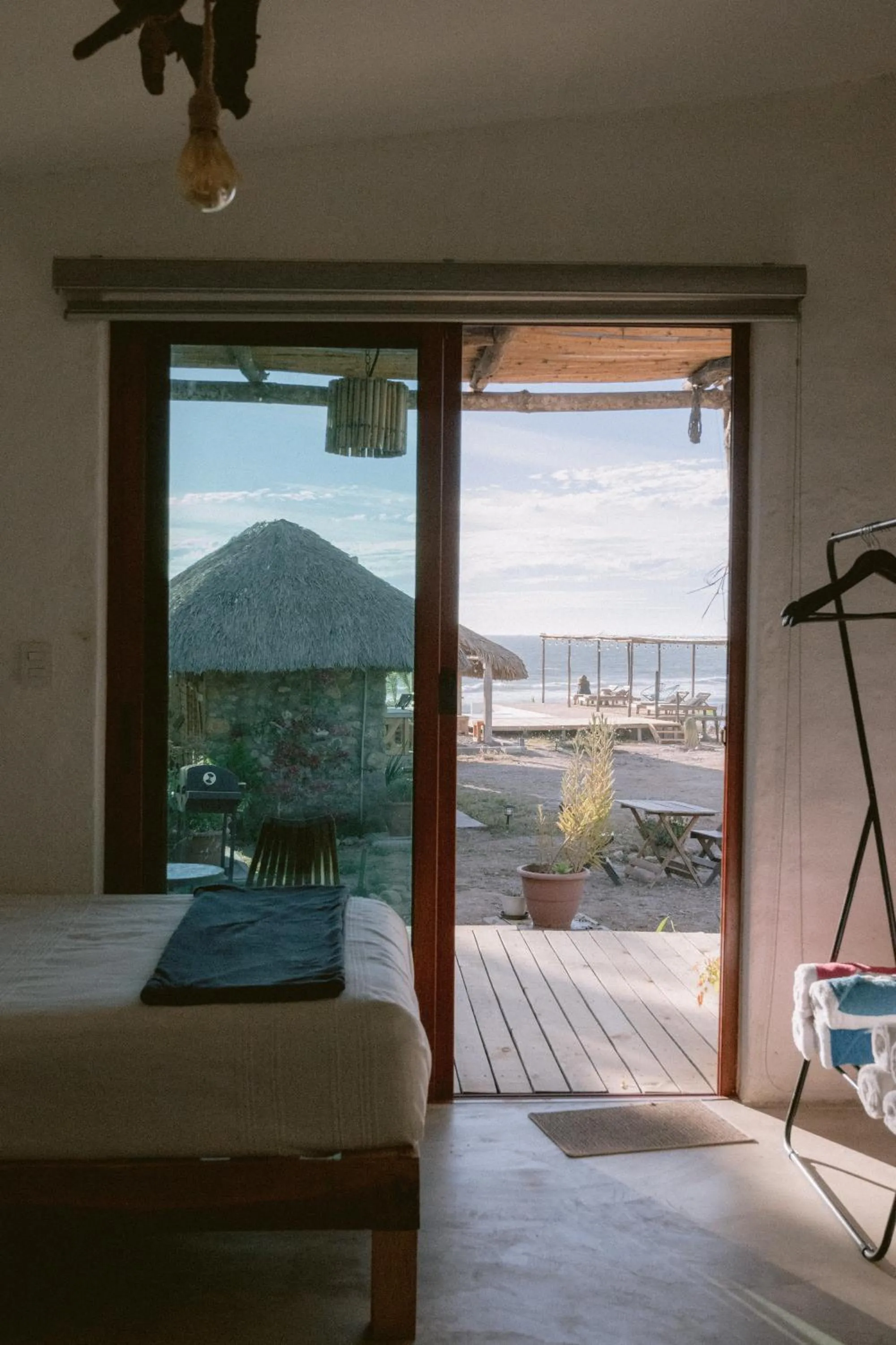 Natural landscape, Bed in Toninas México Bungalow