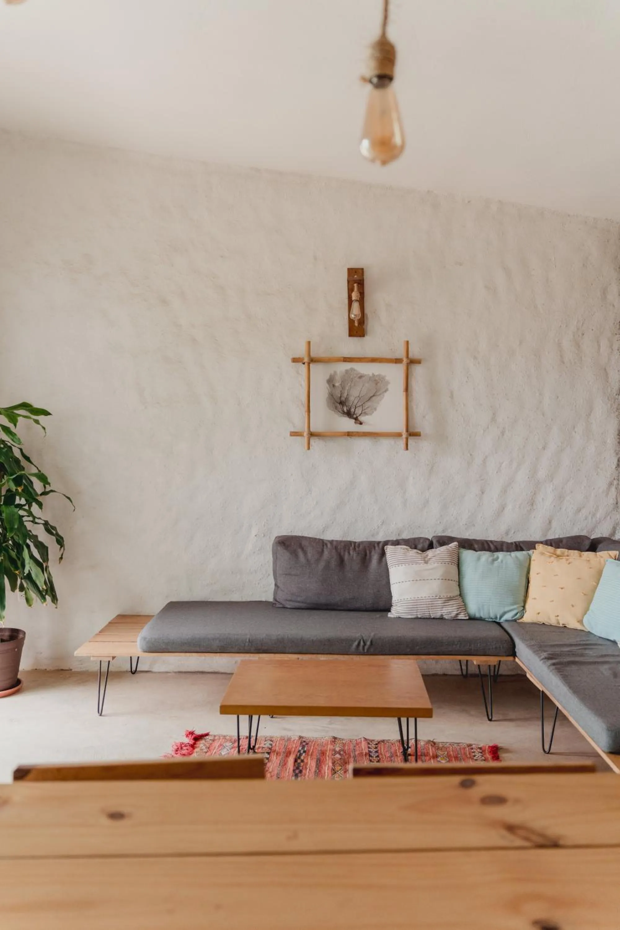 Living room in Toninas México Bungalow