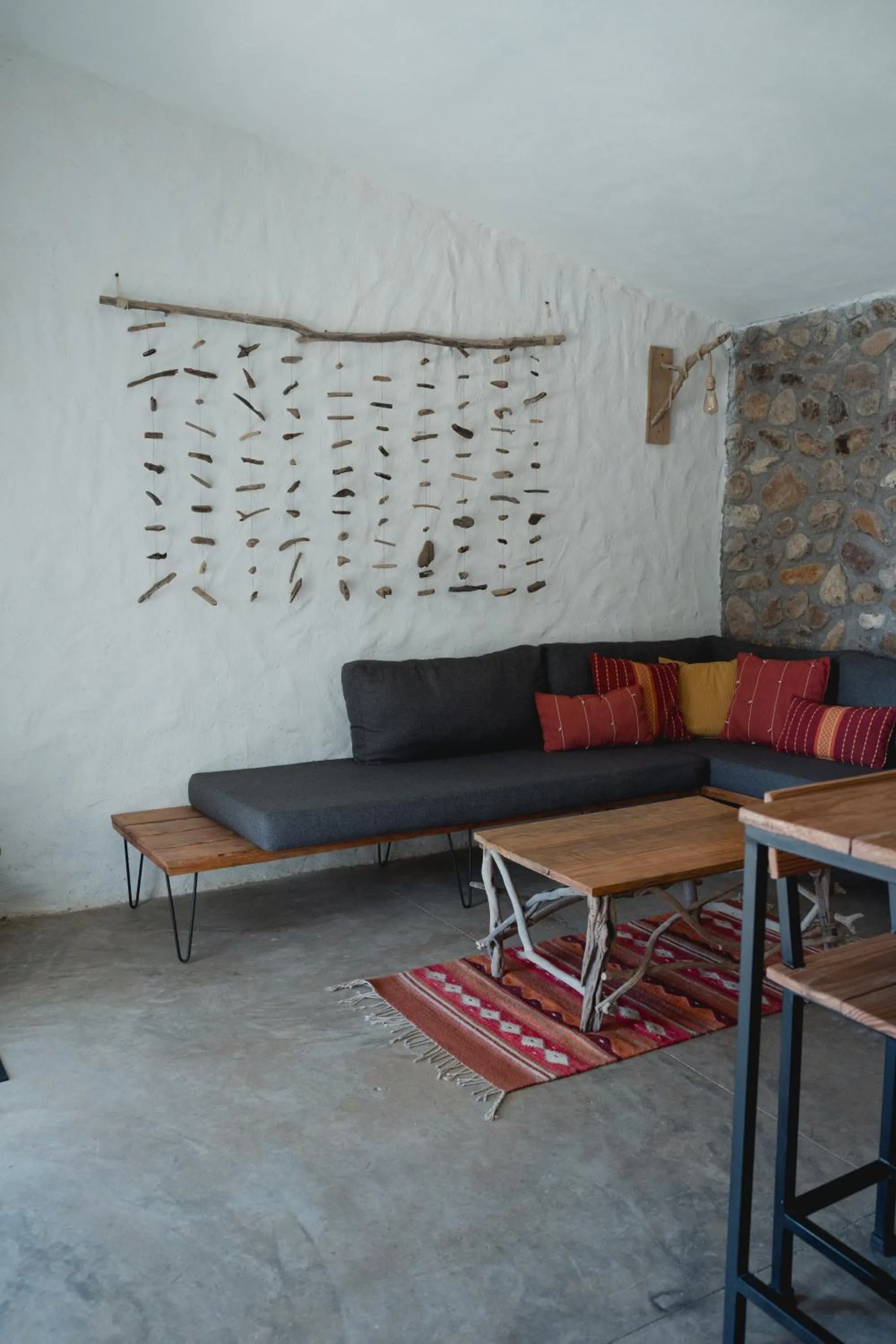 Living room in Toninas México Bungalow