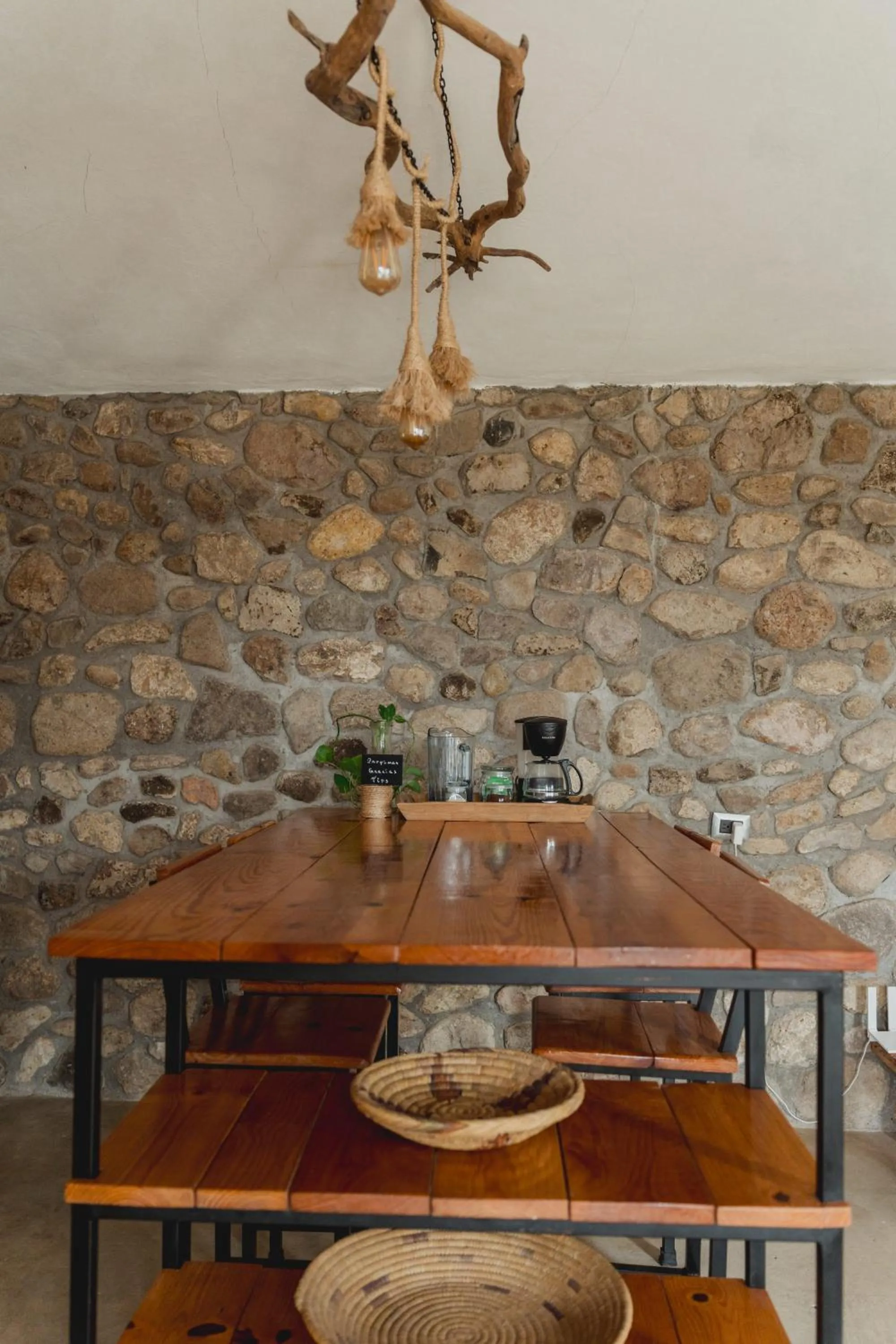 Dining area in Toninas México Bungalow
