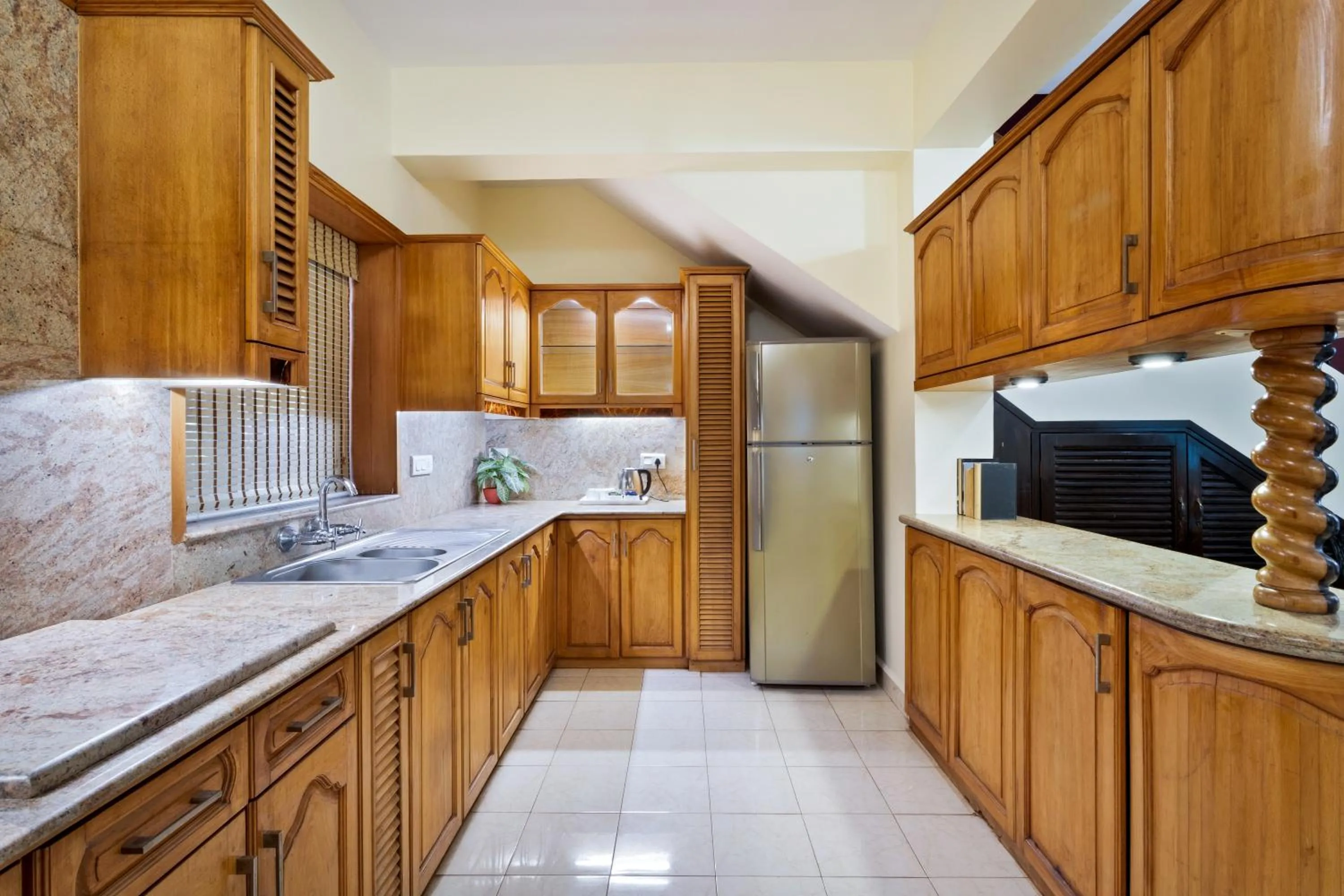 kitchen in De Mandarin Beach Resort Suites & Villas, Candolim