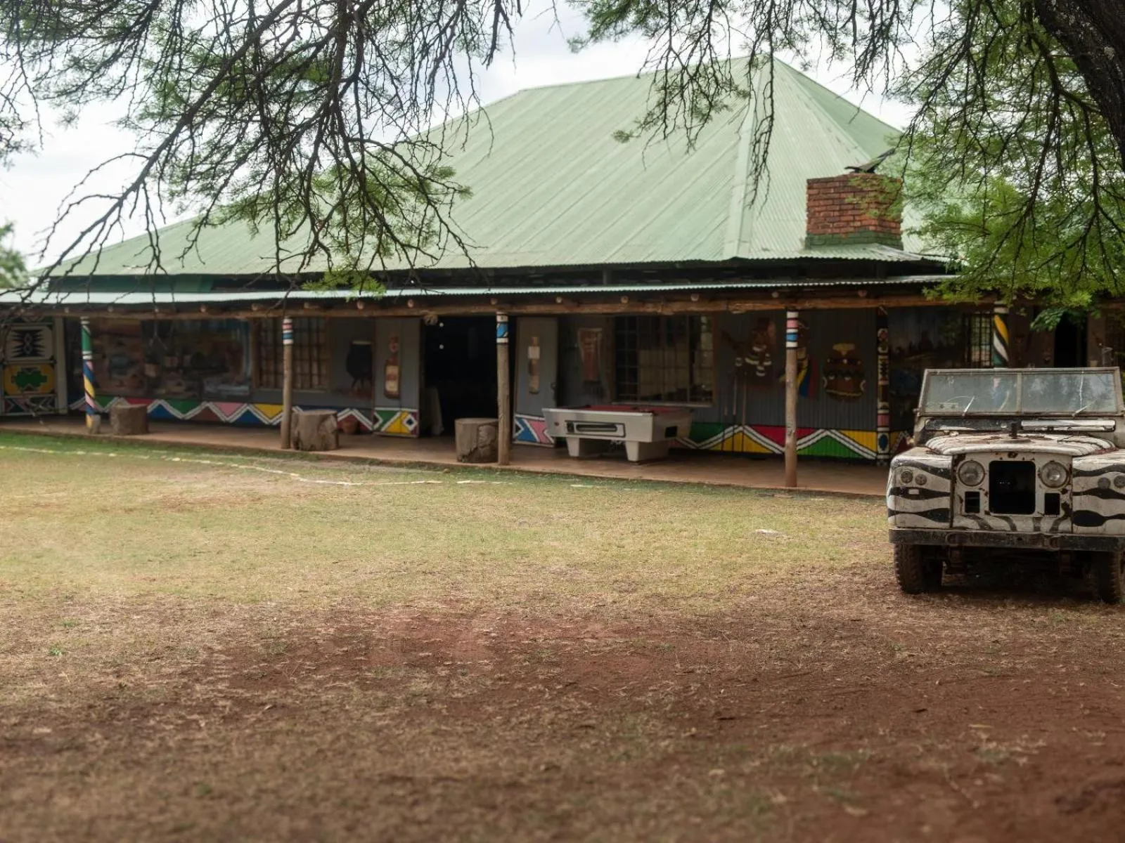Dining area in Zebra Nature Reserve
