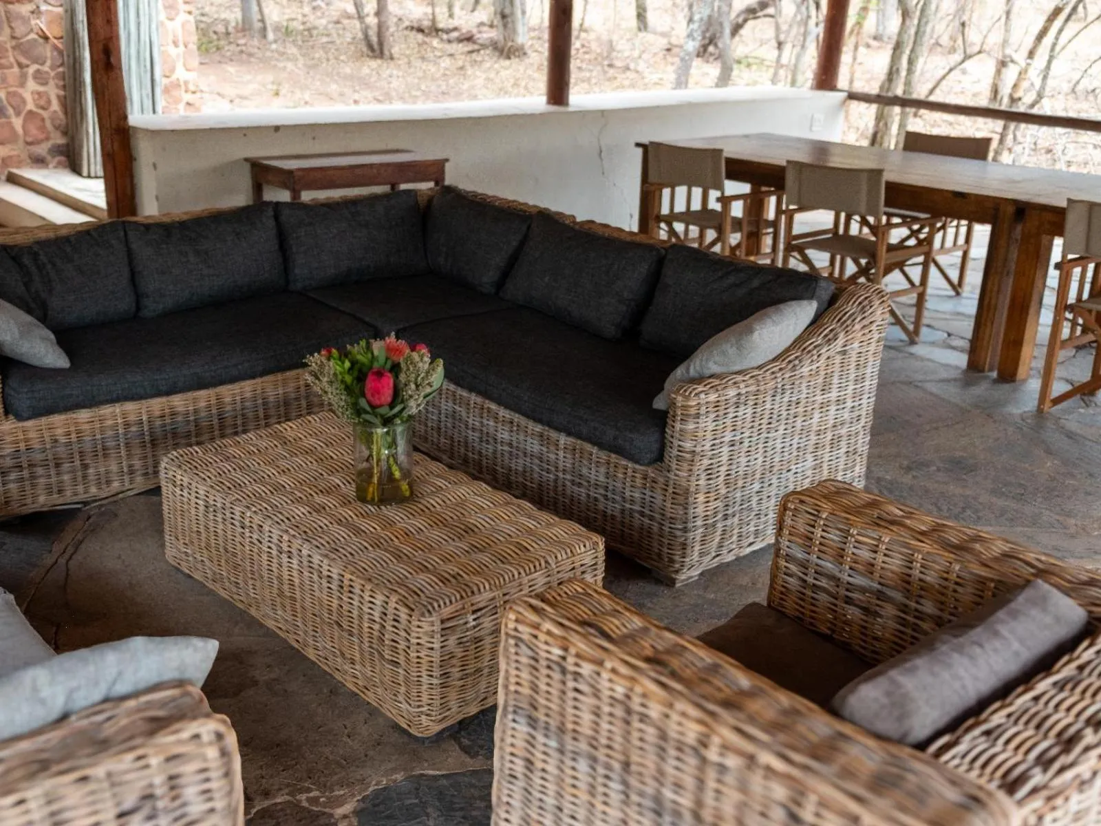 Seating area in Zebra Nature Reserve