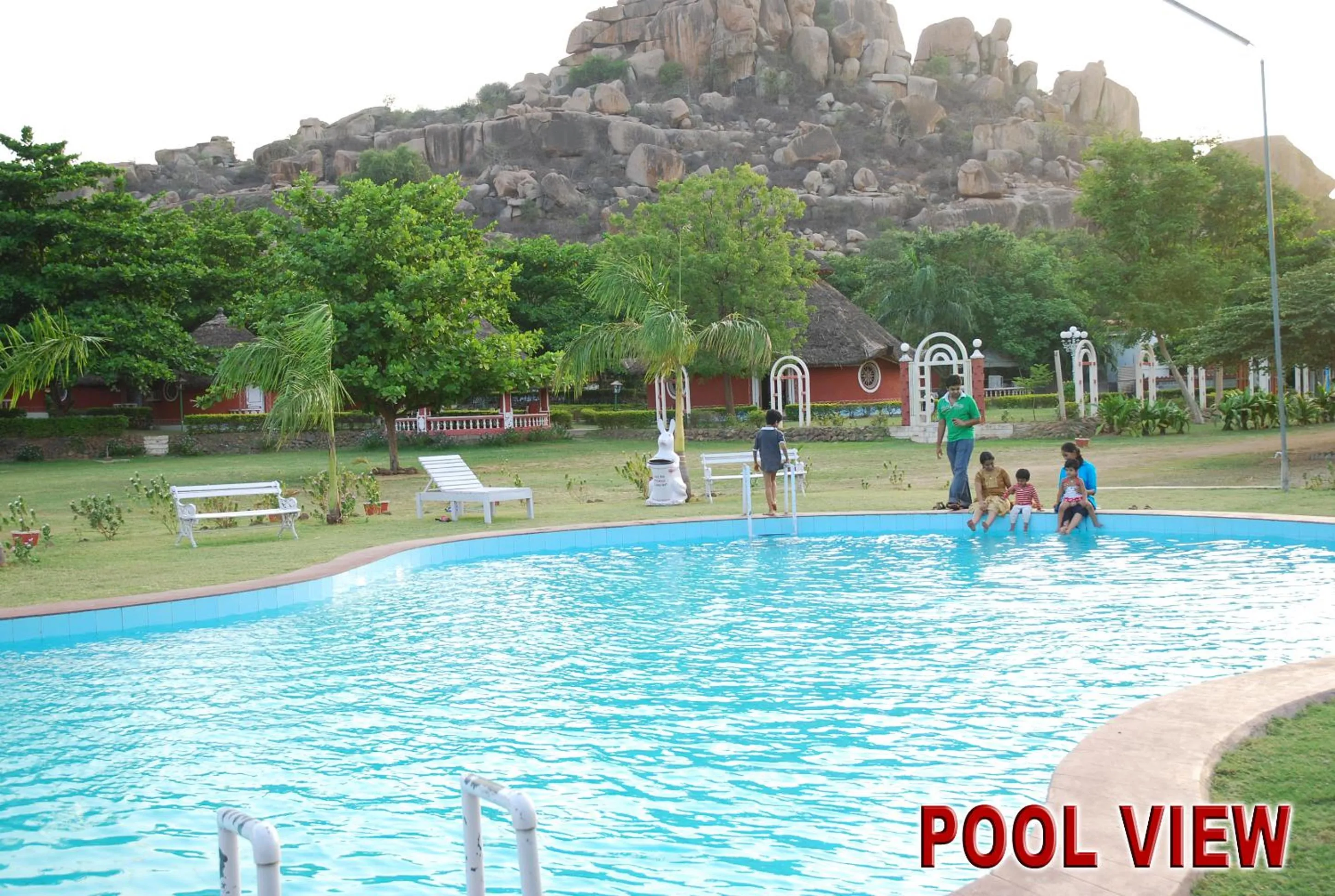 Swimming pool in Kishkinda Heritage Resort