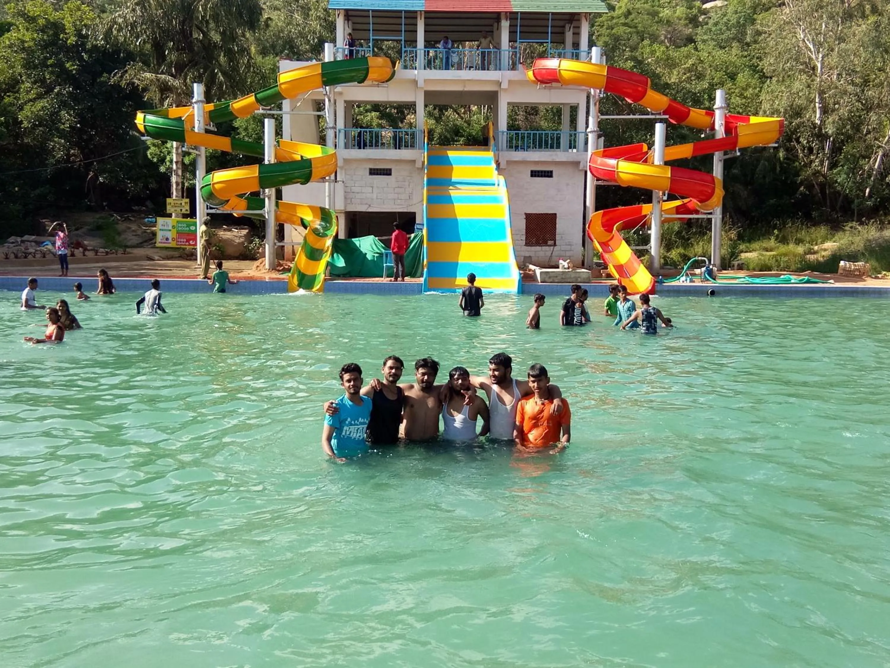 Aqua park in Kishkinda Heritage Resort