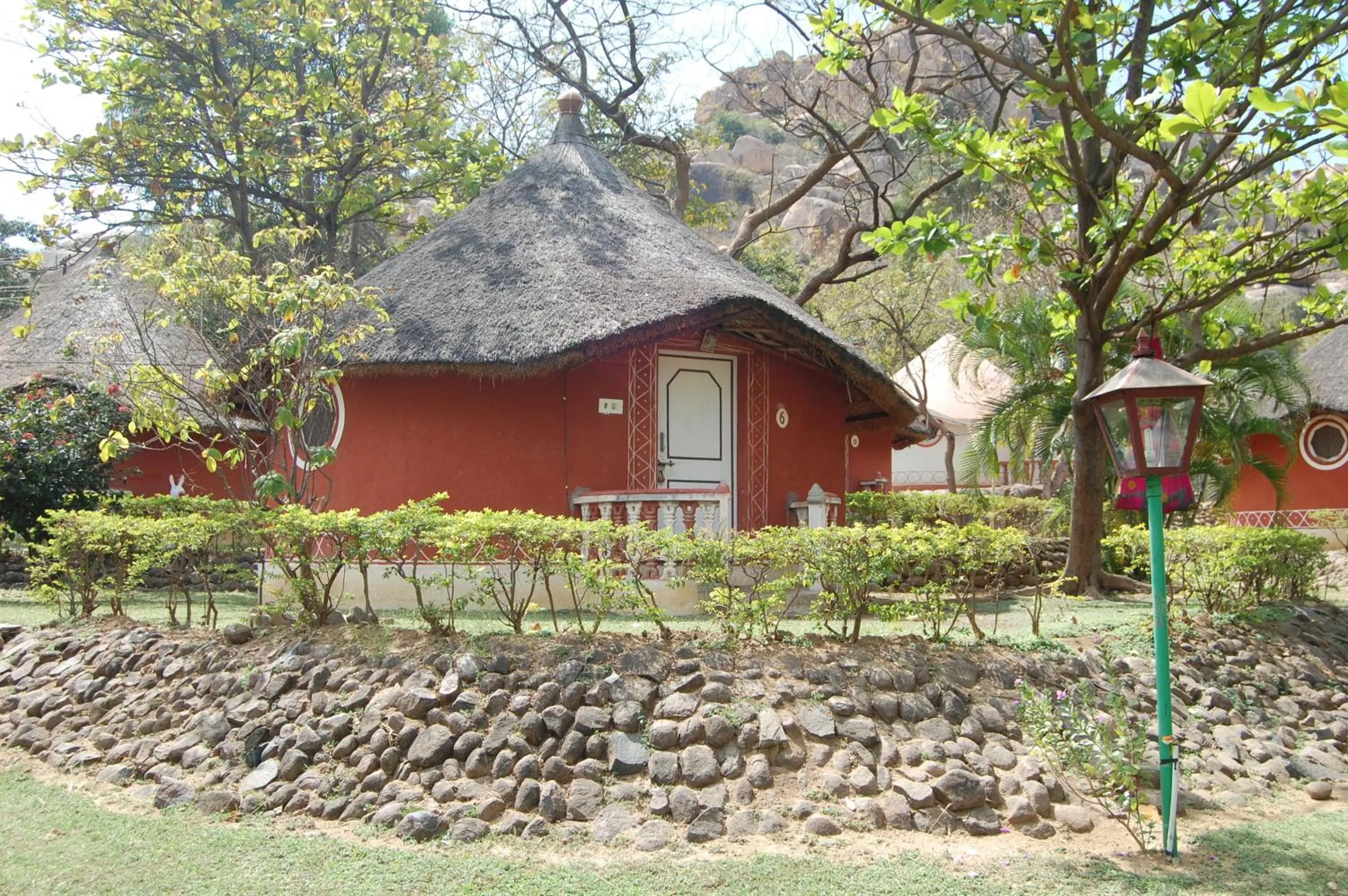 Facade/entrance in Kishkinda Heritage Resort