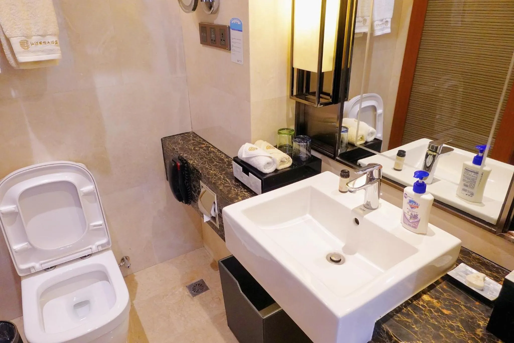Toilet in Shantou International Hotel