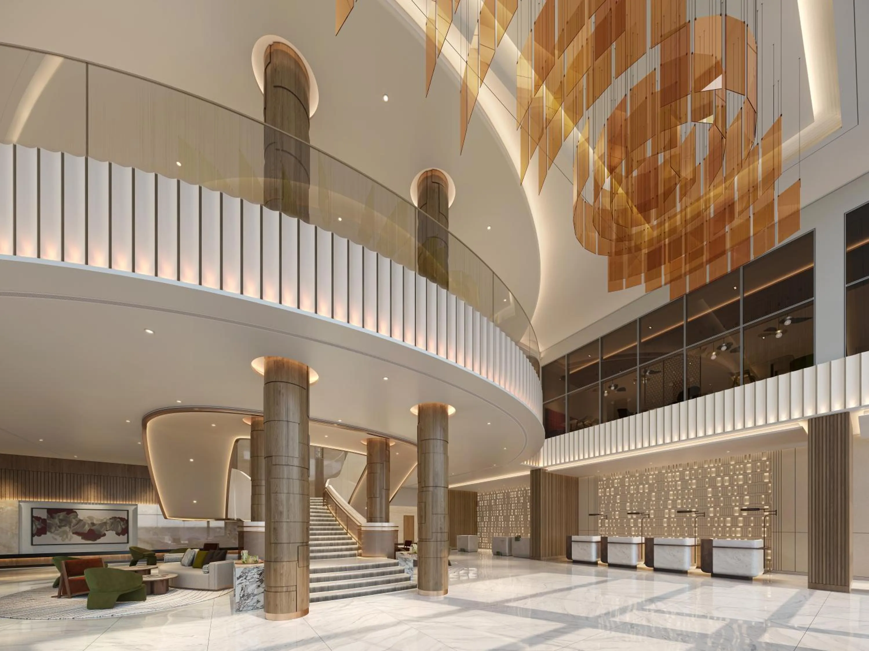 Lobby or reception in Vintage Grand Hotel Dubai