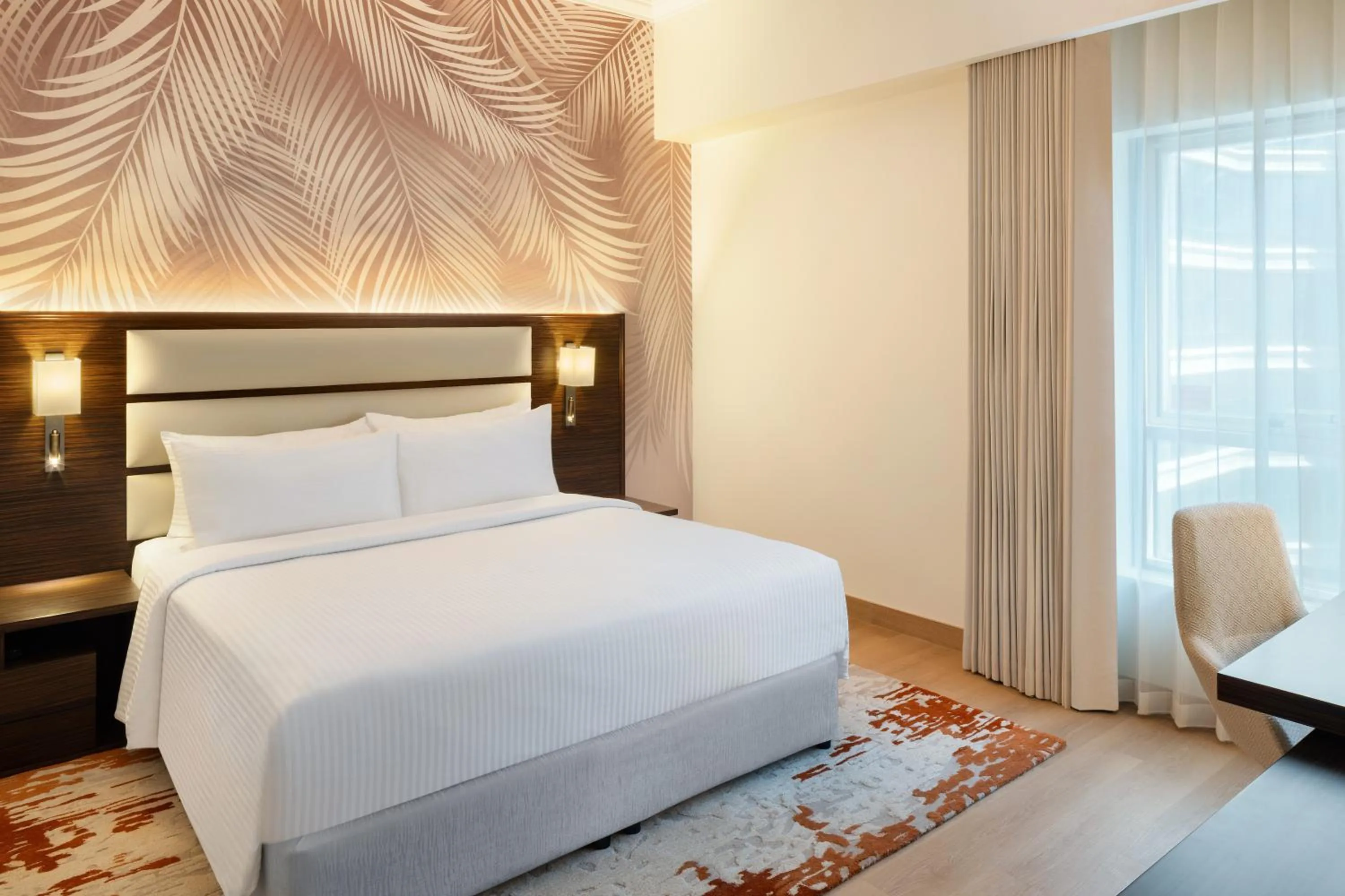 Bedroom, Bed in Vintage Grand Hotel Dubai