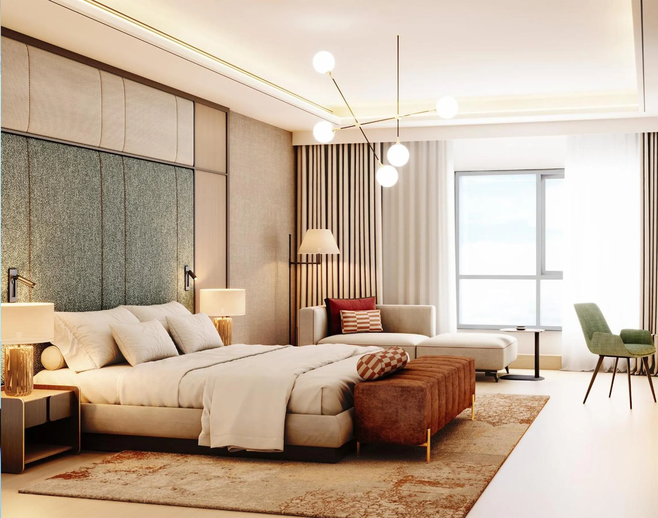 Bedroom in Vintage Grand Hotel Dubai