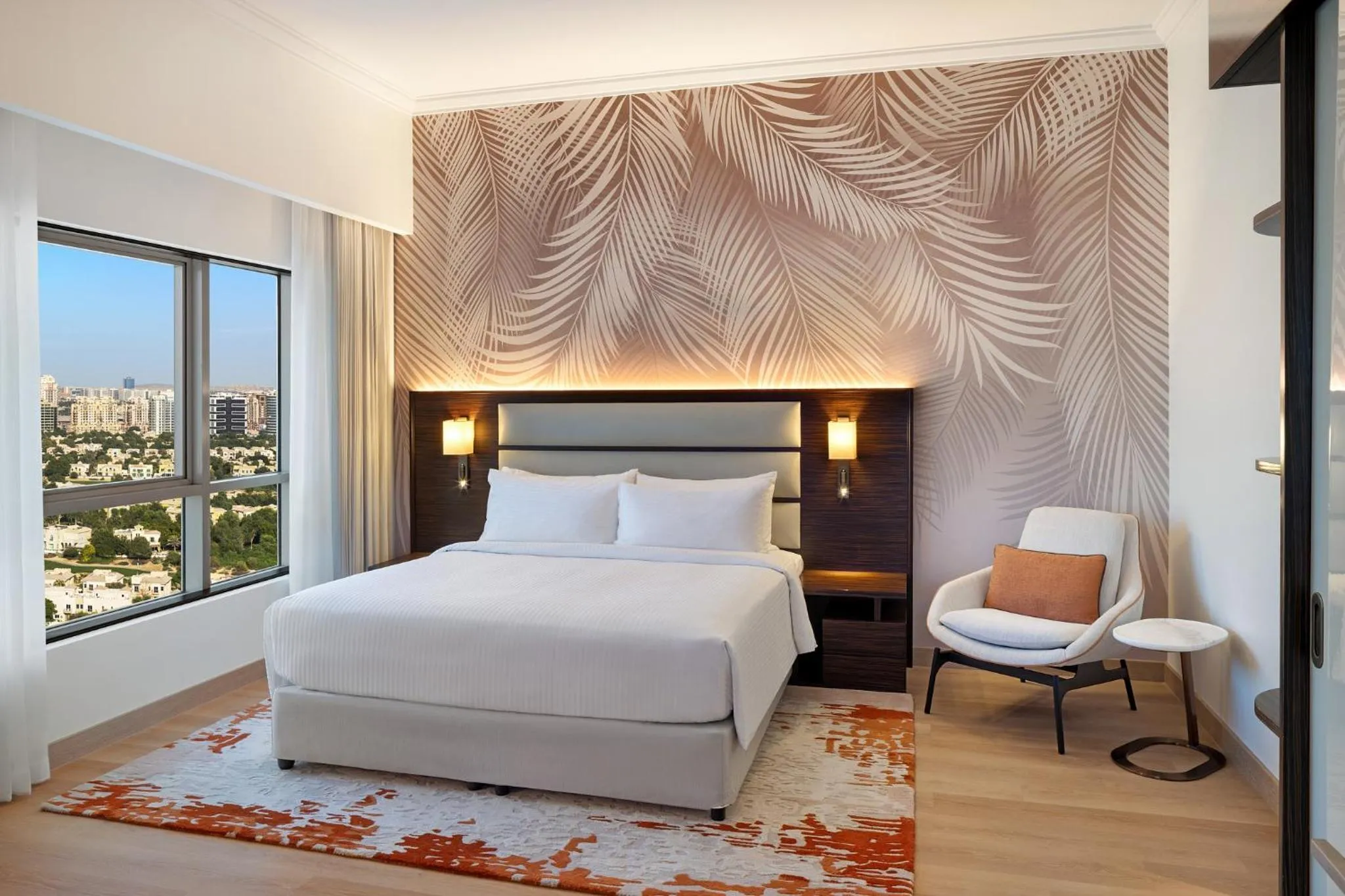 Bed in Vintage Grand Hotel Dubai