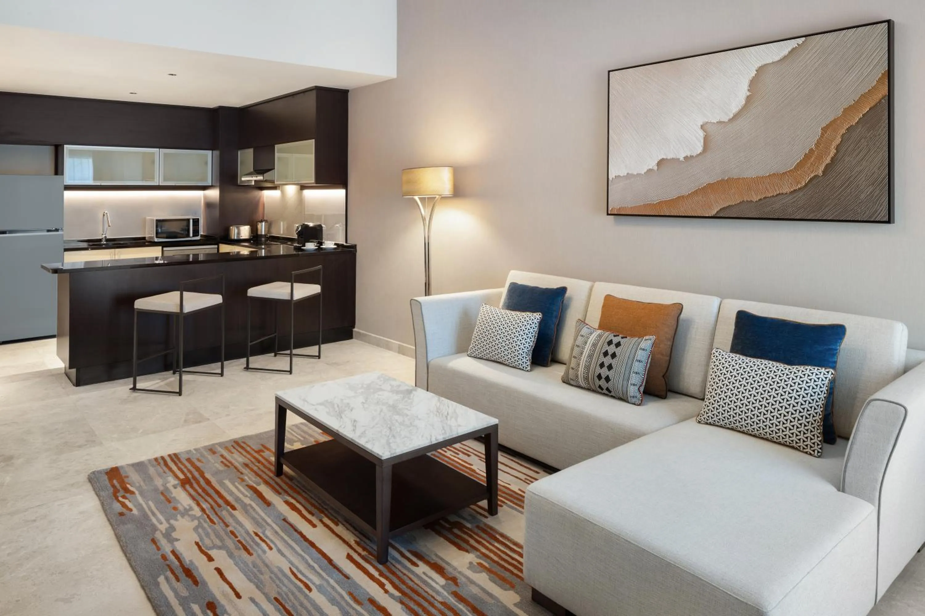 Living room in Vintage Grand Hotel Dubai