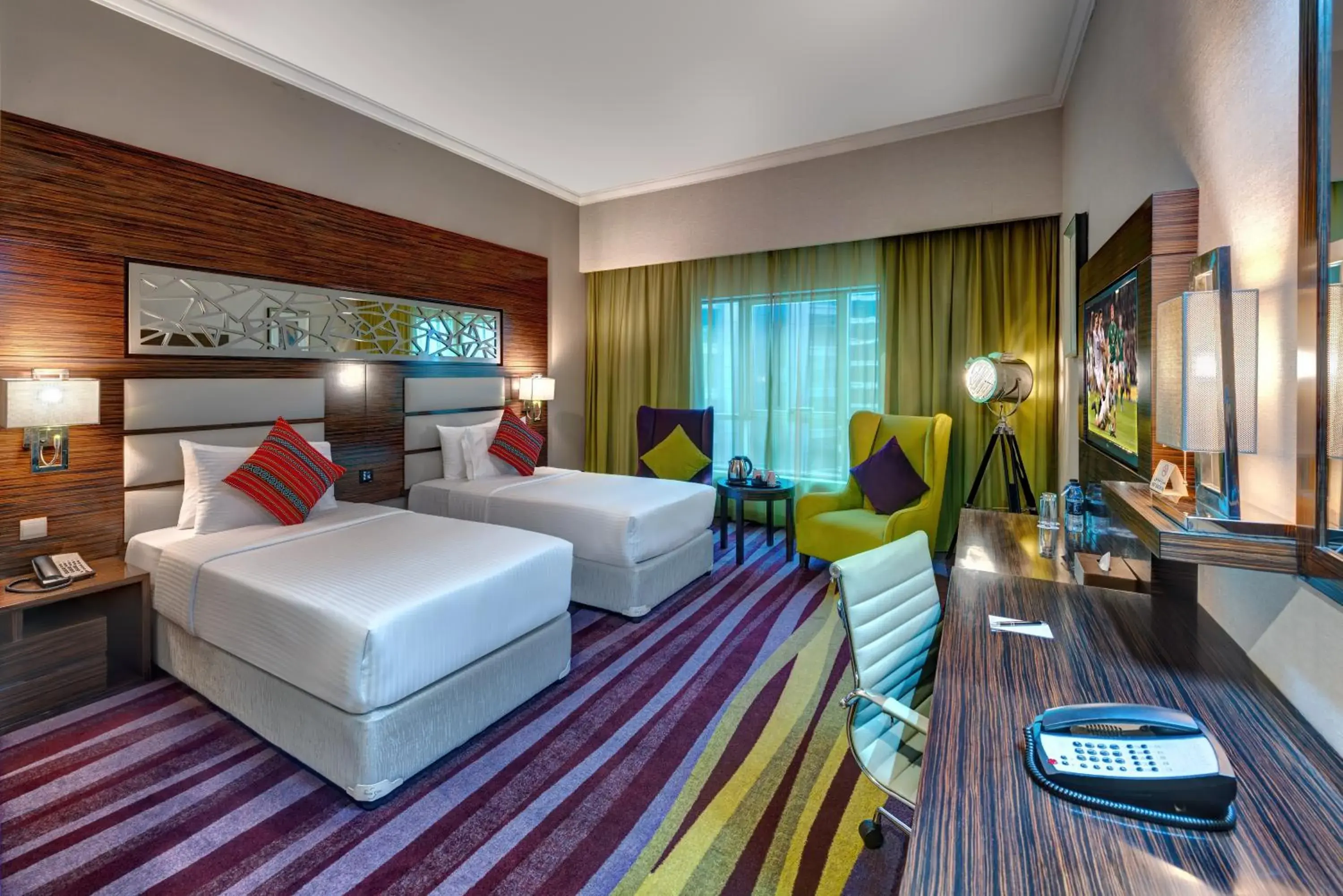 Twin Room in Marriott Hotel Production City, Dubai Twin Room in Marriott Hotel Production City, Dubai