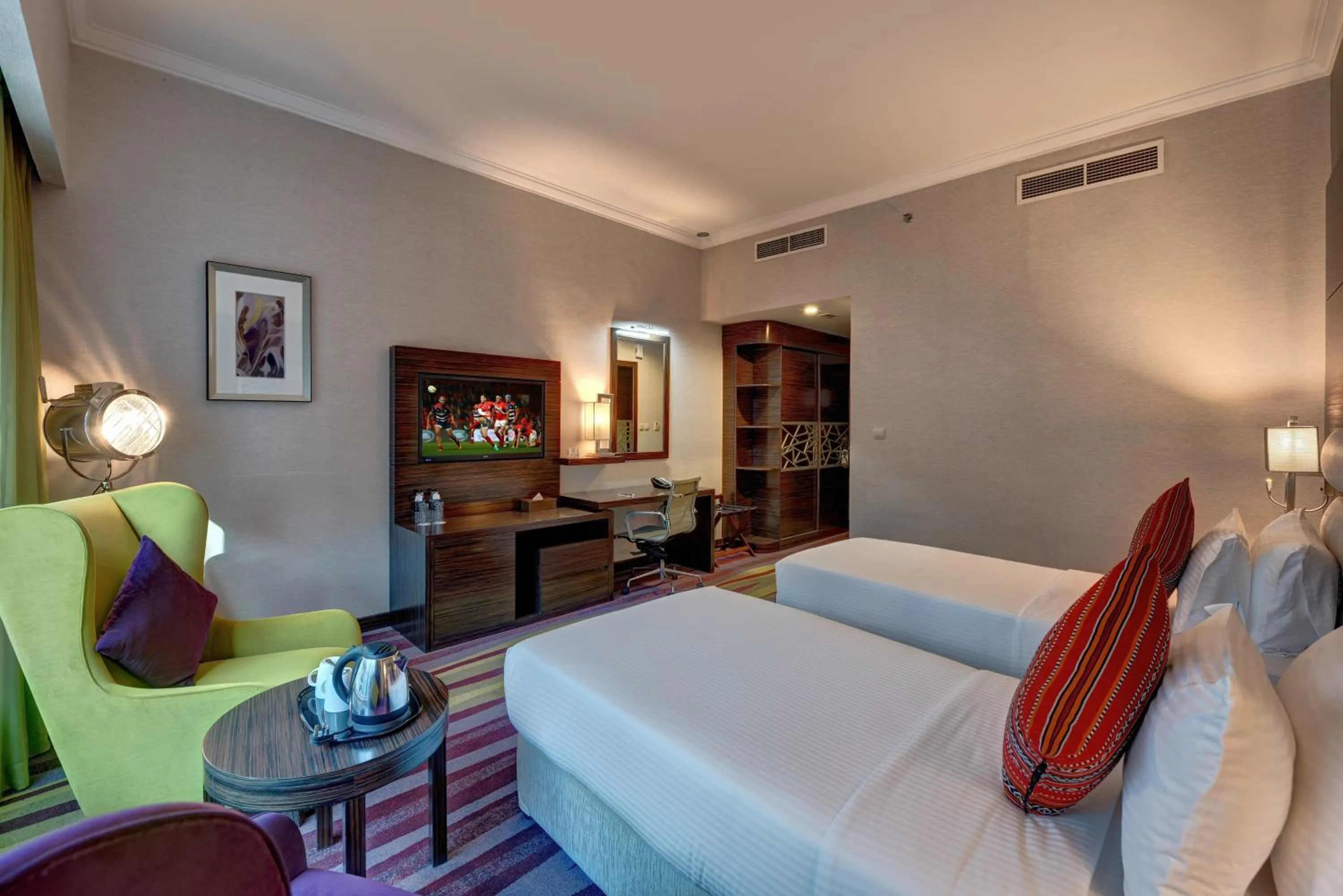 Twin Room in Marriott Hotel Production City, Dubai