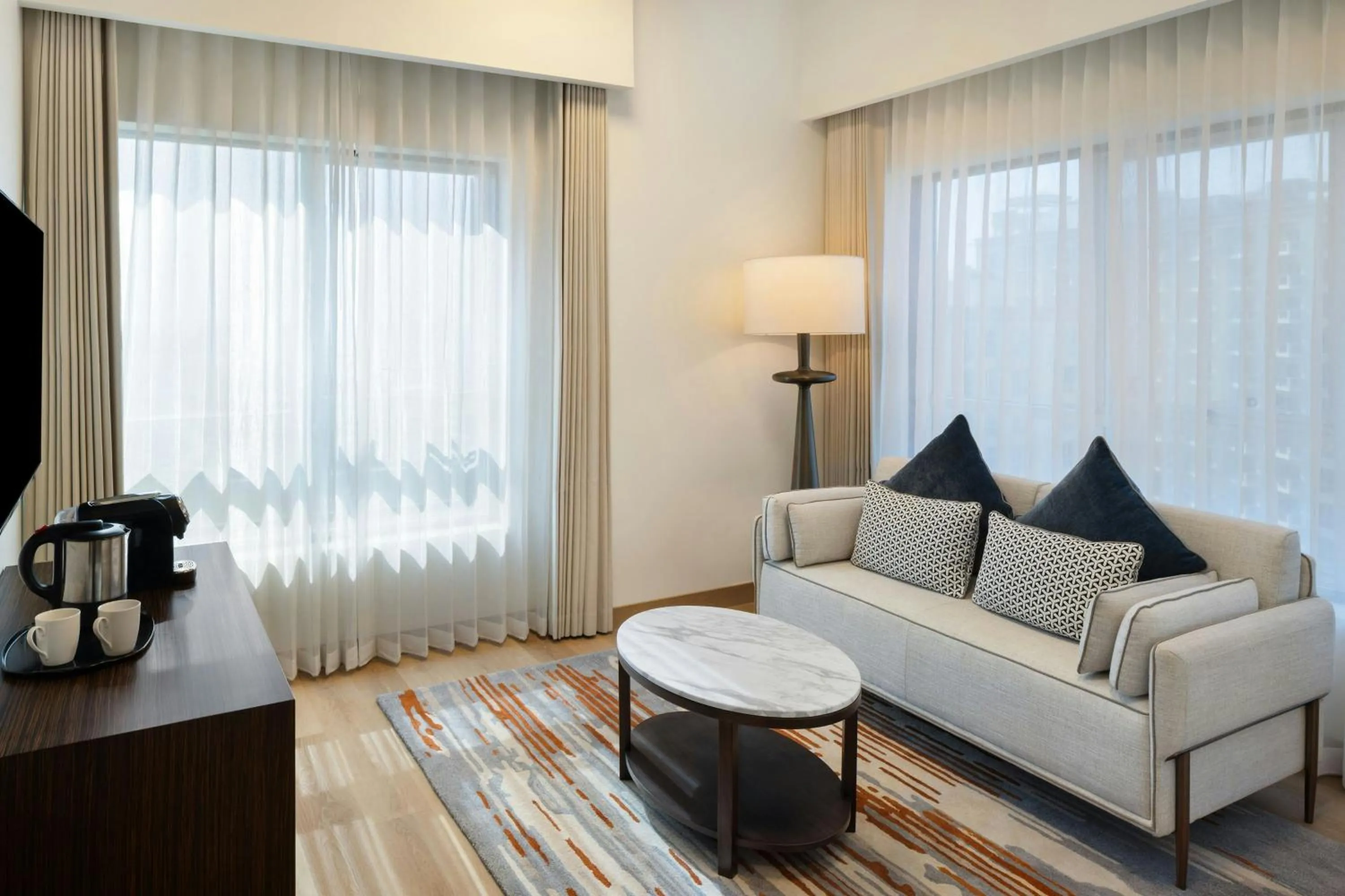 Living room in Vintage Grand Hotel Dubai